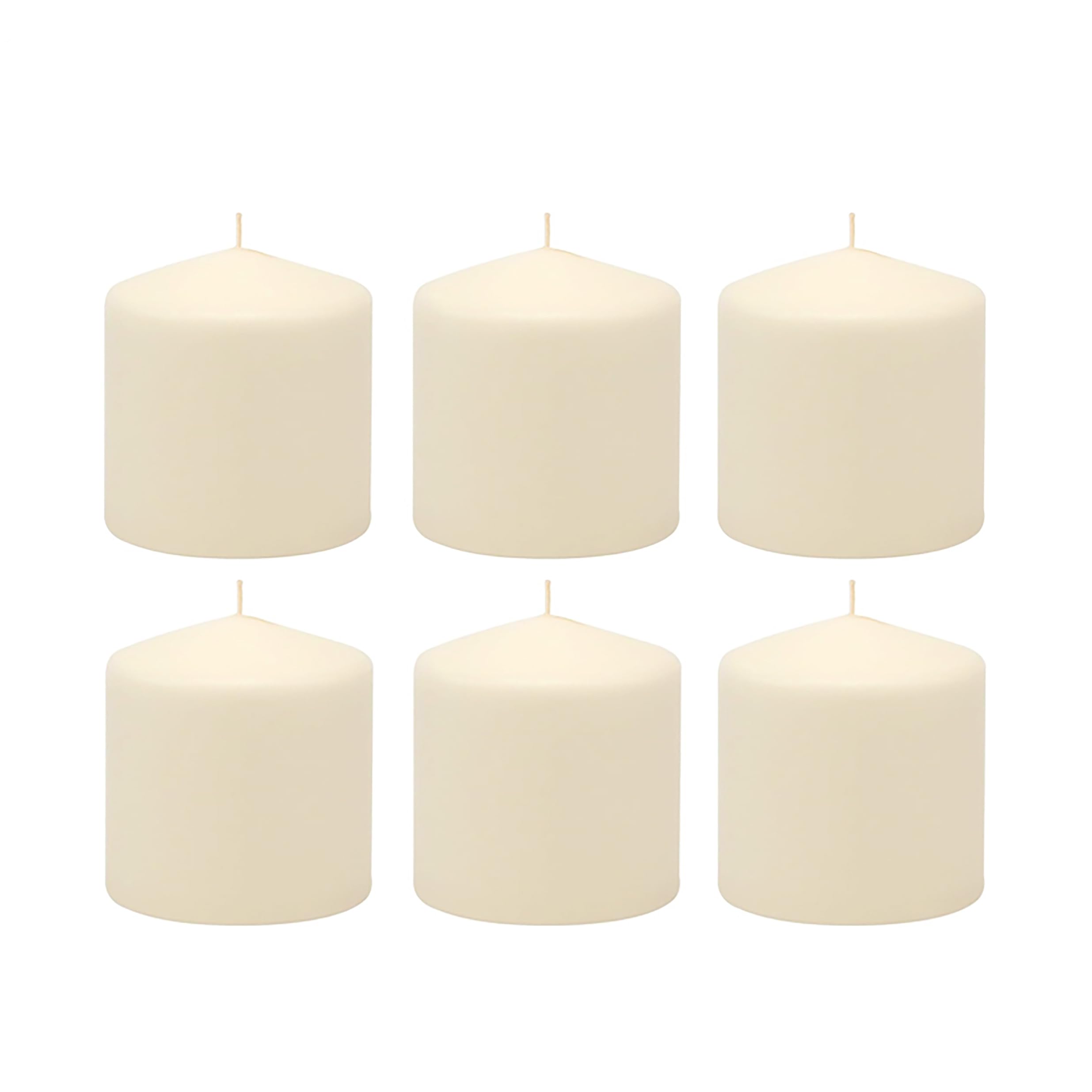 Stonebriar Unscented Ivory Pillar Candle (3 x 3)