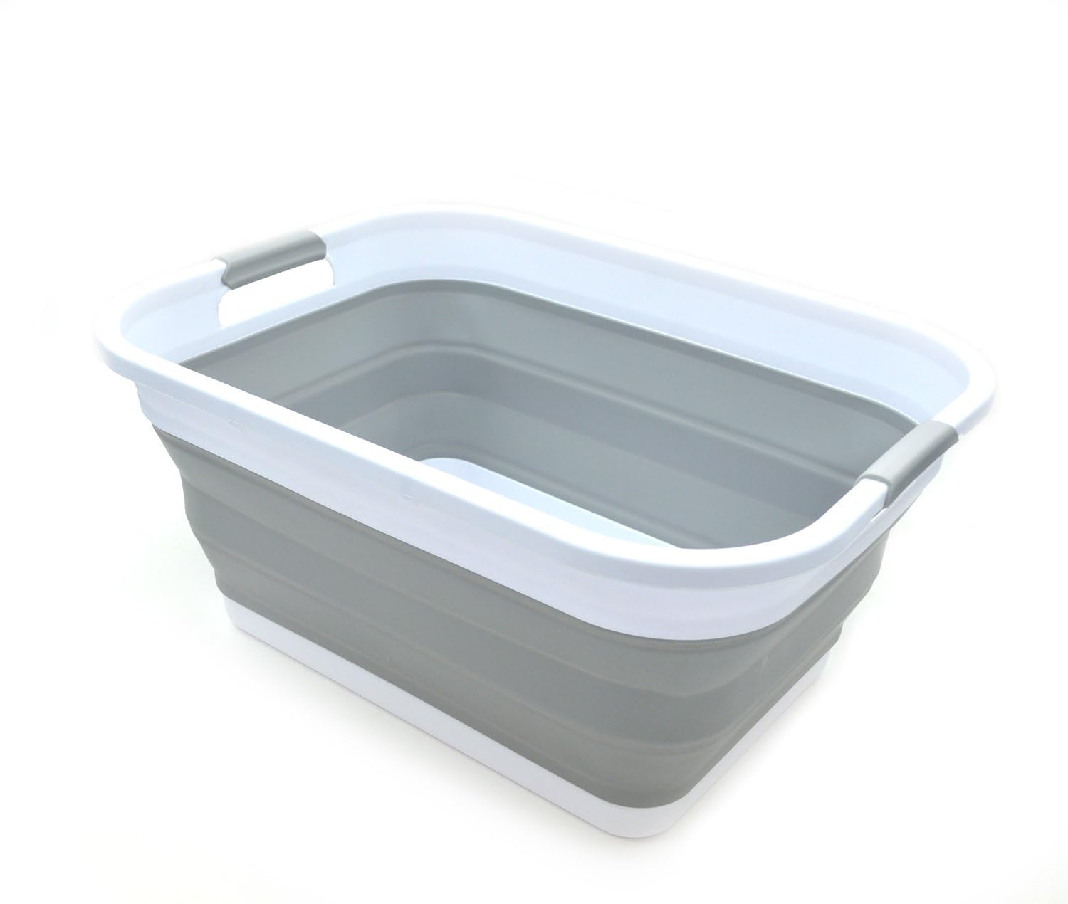 SAMMART Collapsible Rectangular Storage Tub
