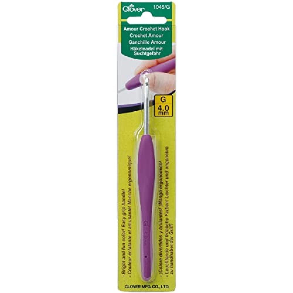 Clover Amour Crochet Hook, Size G (4.0mm)