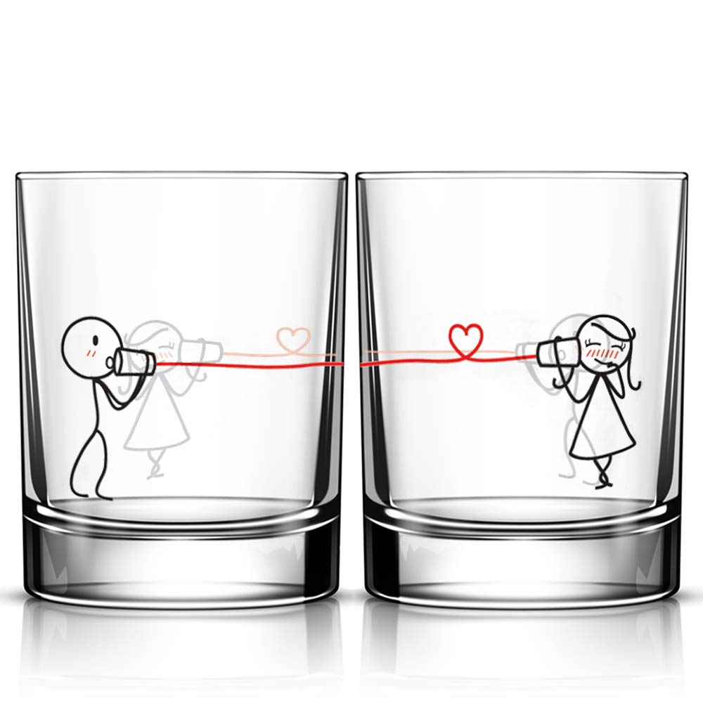 BoldLoft His & Hers Highball Glasses