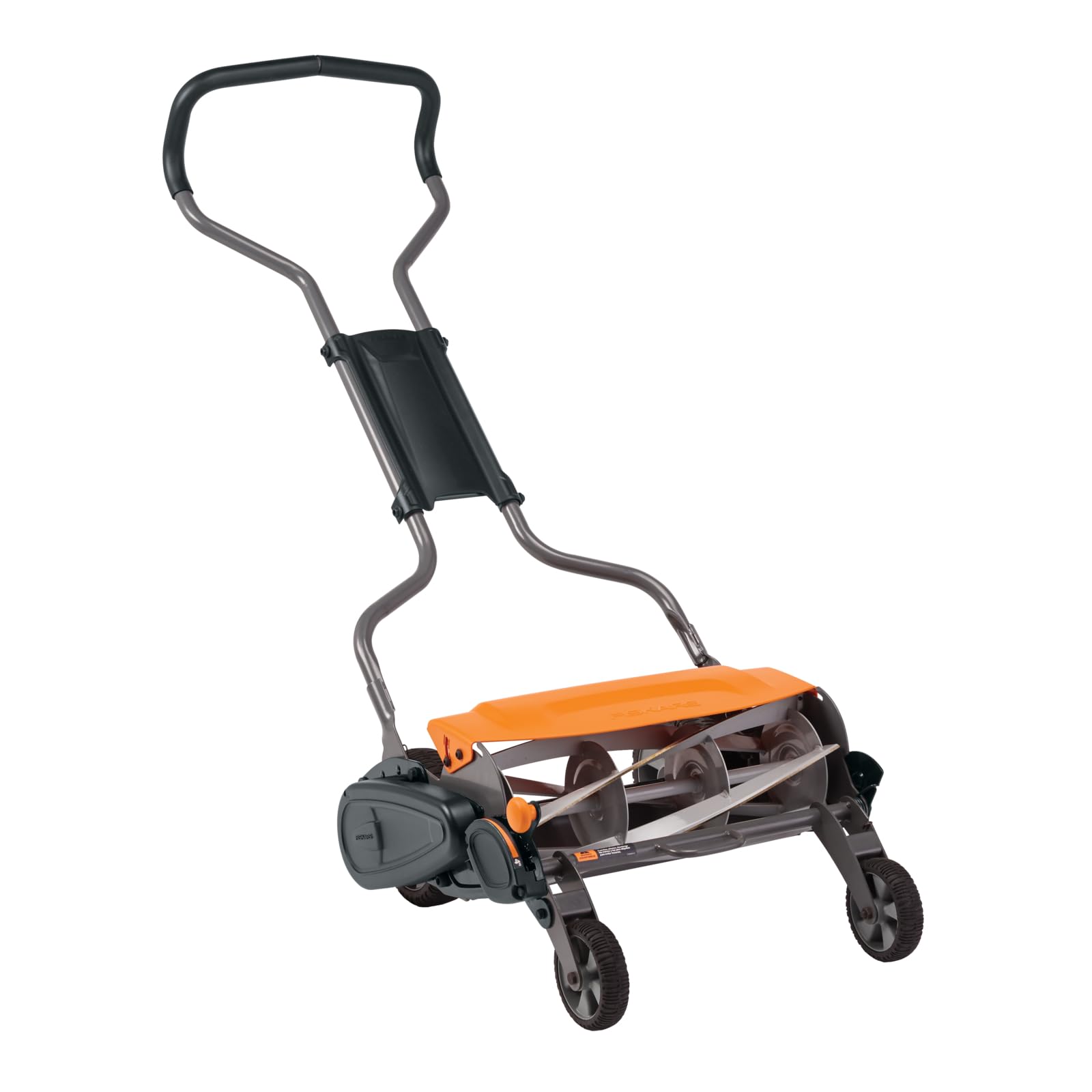 Fiskars StaySharp Max Reel Push Lawn Mower, 18-Inch