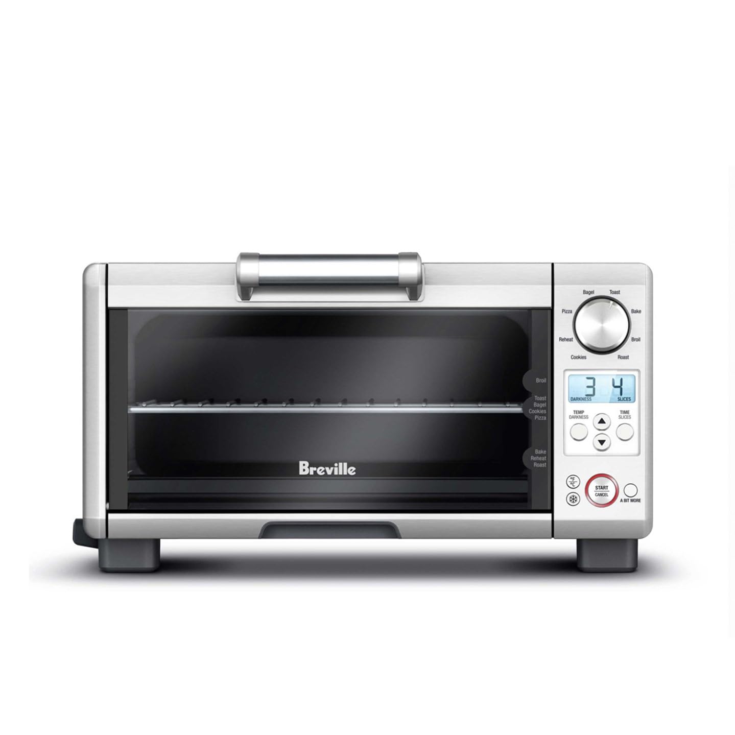 Breville BOV450XL Mini Smart Countertop Oven and Toaster Oven, Small, Brushed Stainless Steel