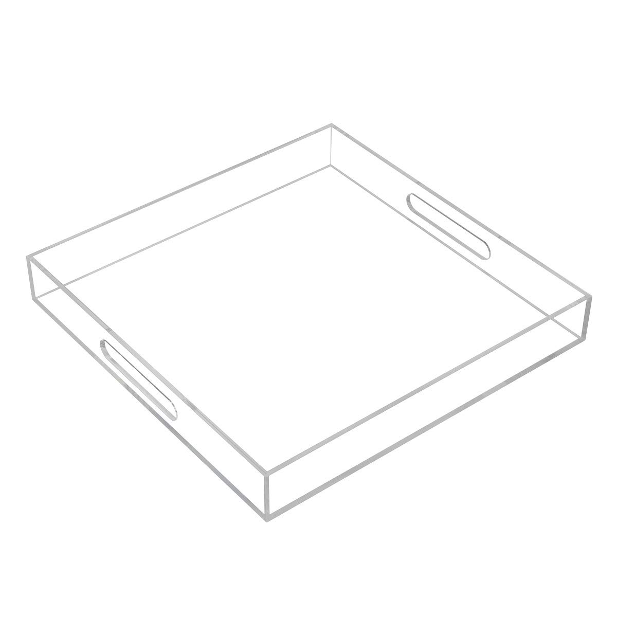 Clear Acrylic Serving Tray with Handles