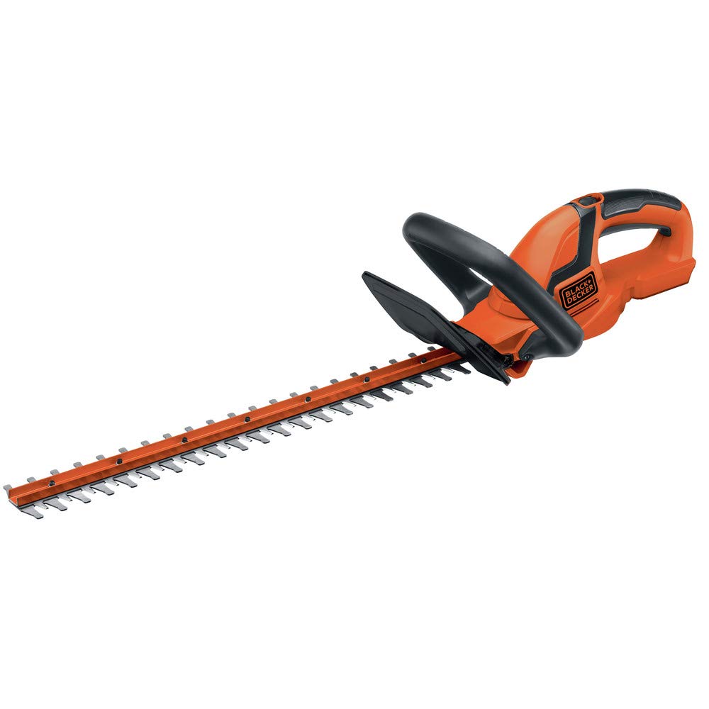 BLACK+DECKER 20V MAX Cordless Hedge Trimmer, 22-Inch, Tool Only (LHT2220B)