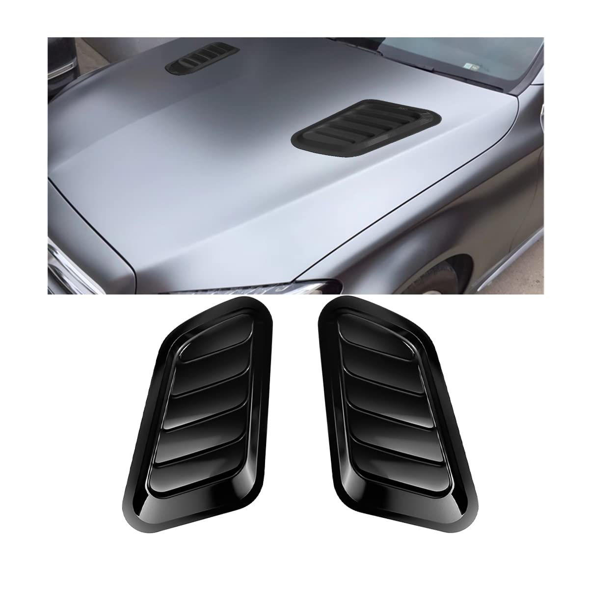 Universal ABS Hood Air Vents (13 x 7in)