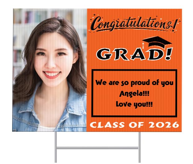 Personalized Graduation Yard Sign