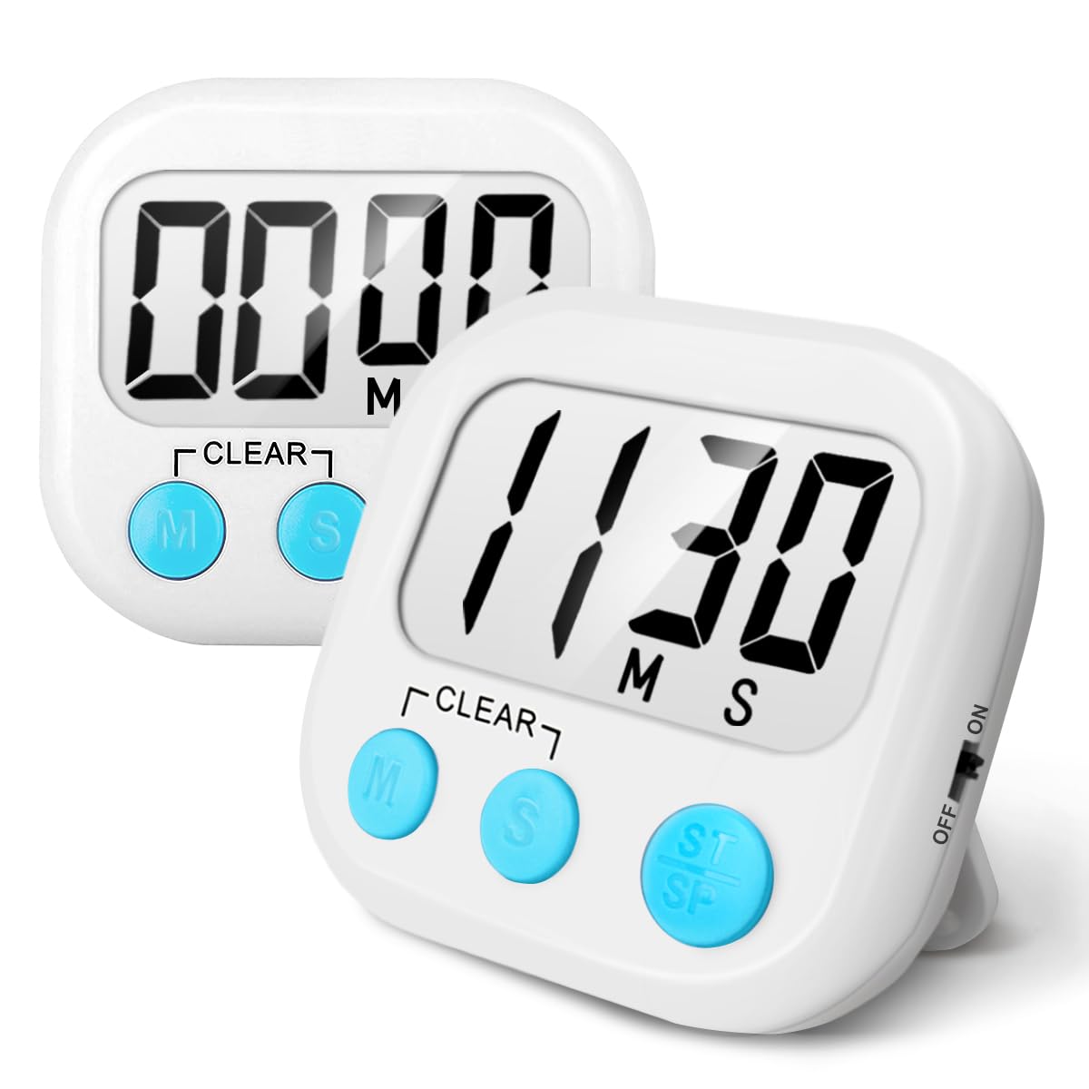 Digital Kitchen Timer (2-Pack)