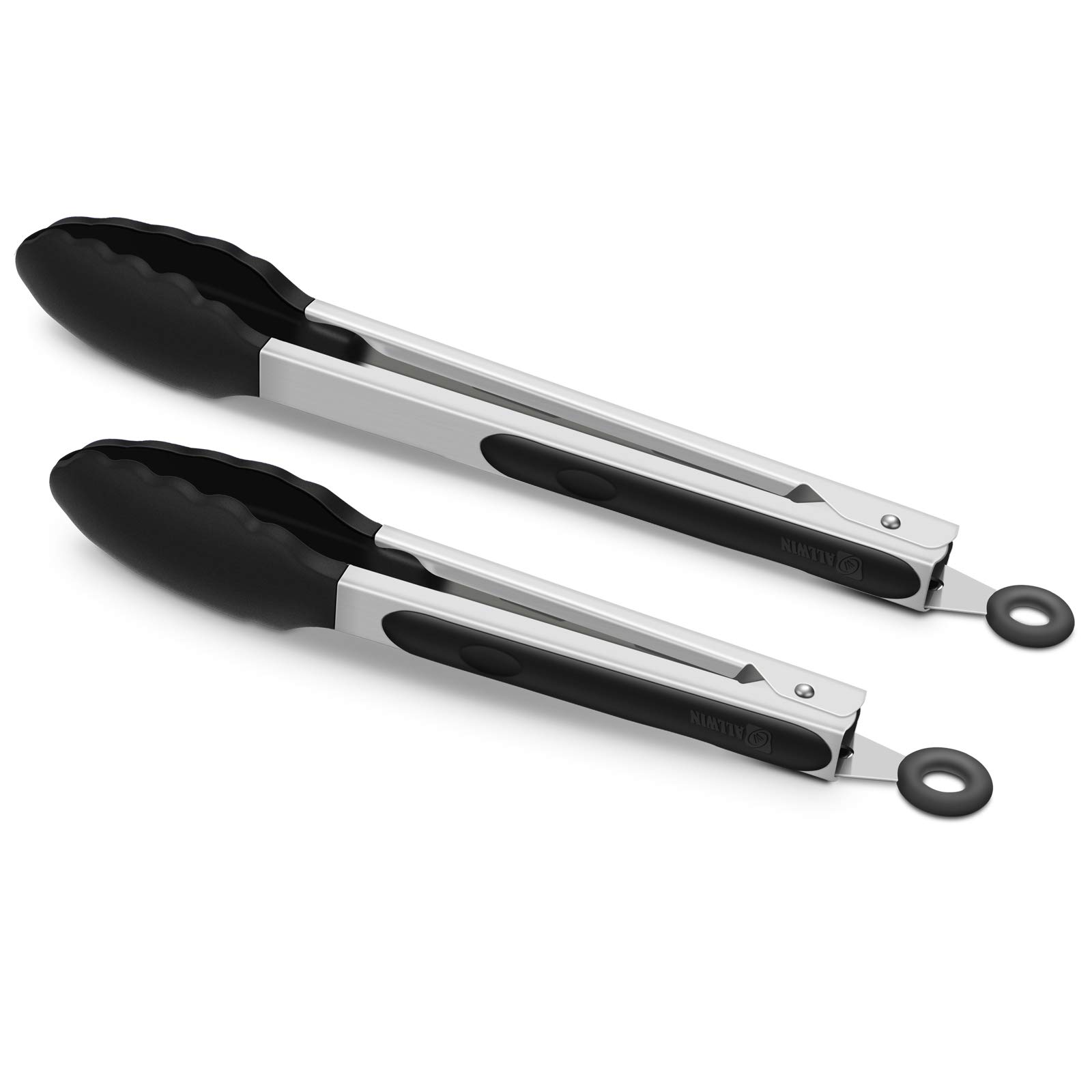 Premium Silicone Locking Kitchen Tongs (9" & 12")