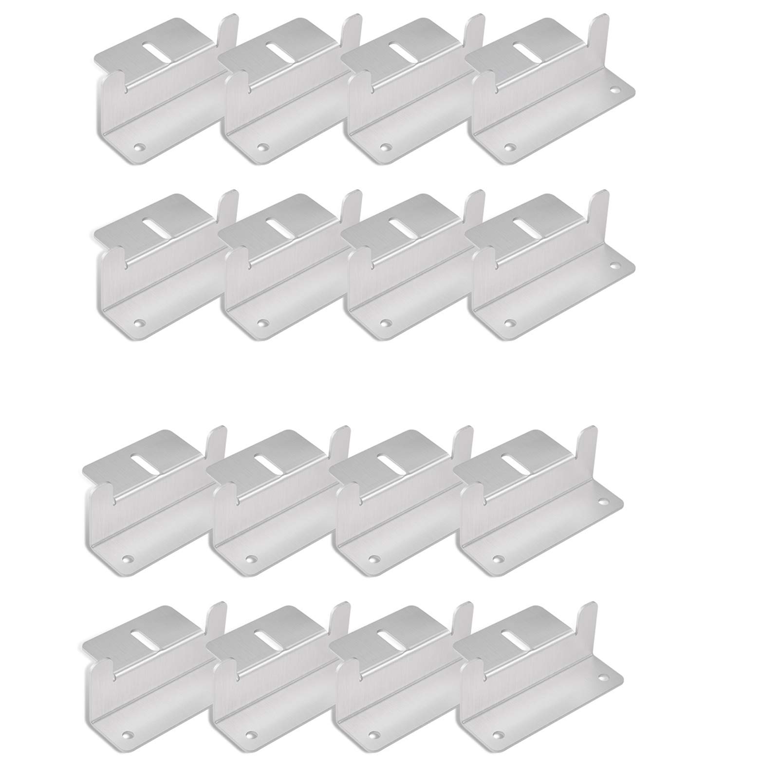 BougeRV Z-Bracket Mounting Kit (16-Pack)