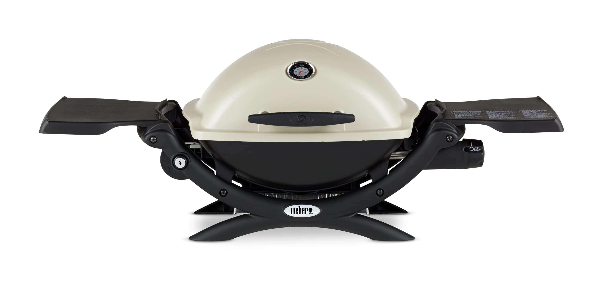 Weber Q1200 Liquid Propane Portable Gas Grill, Titanium