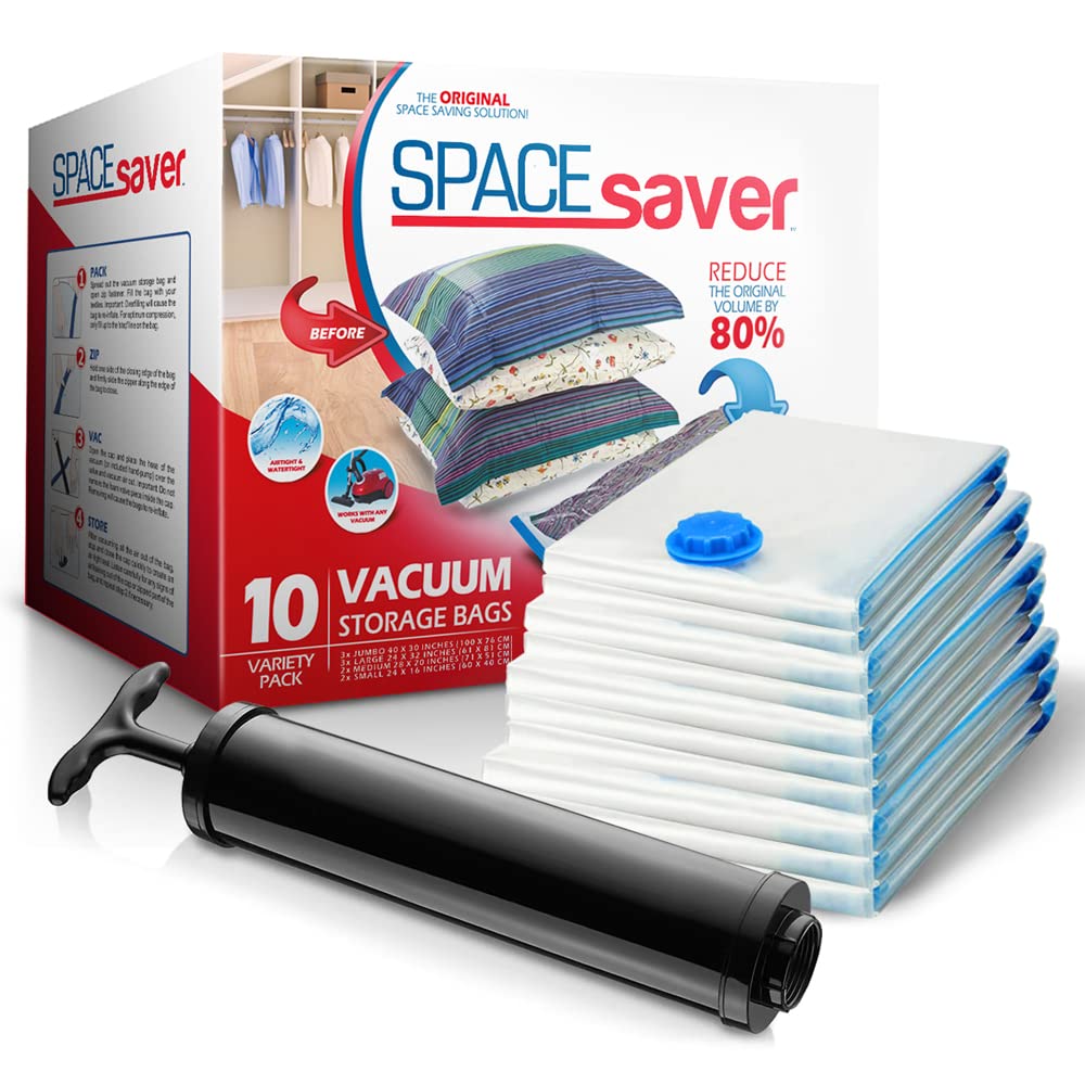10-Pack Vacuum Storage Bags (Variety Pack)
