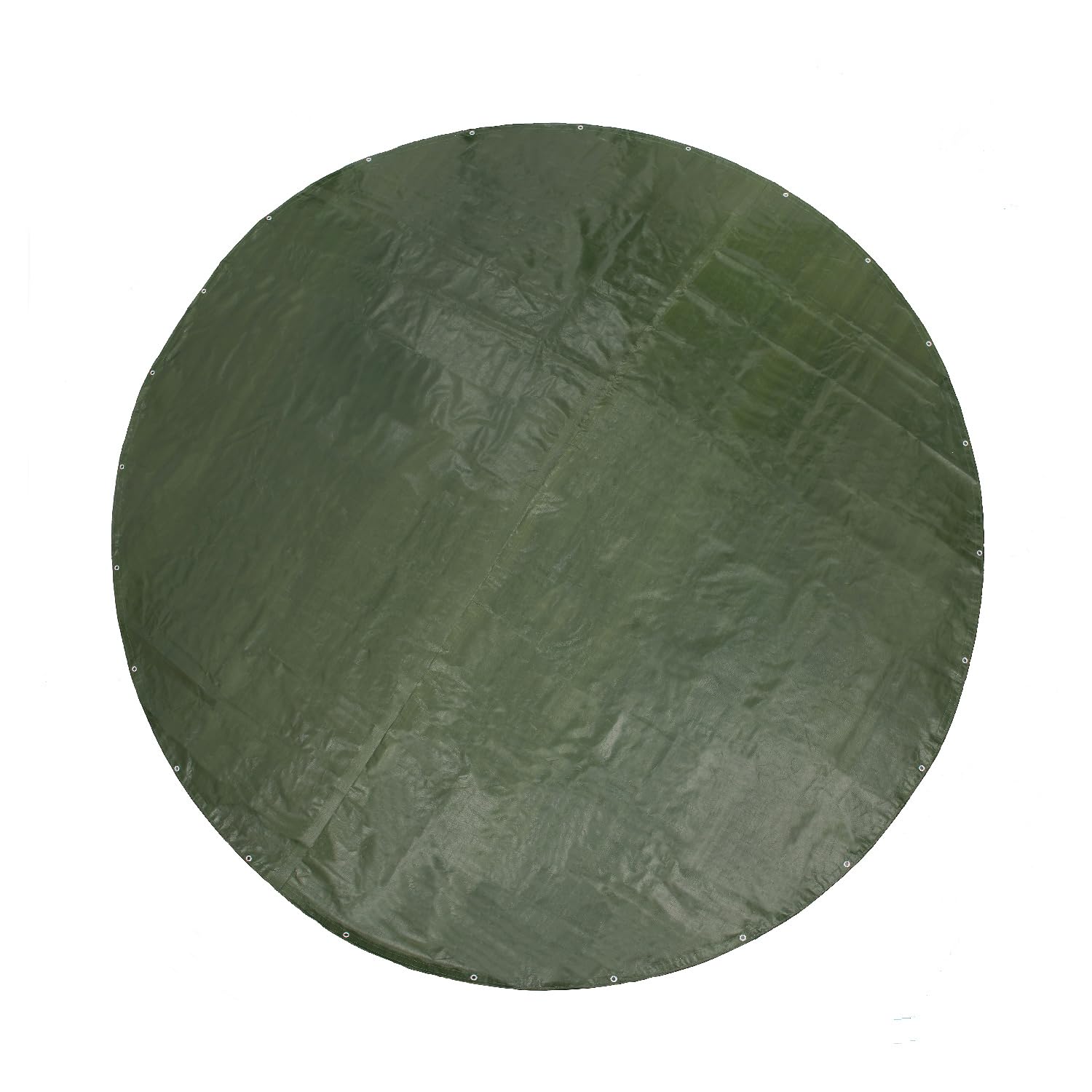 GUARD SHIELD Round Tarp 20 Feet Waterproof Heavy Duty Circle Tarp (Green/Silver)