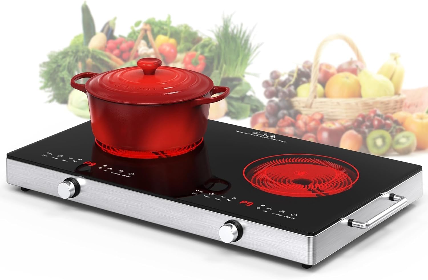 VBGK 2‑Burner 110V Ceramic Cooktop