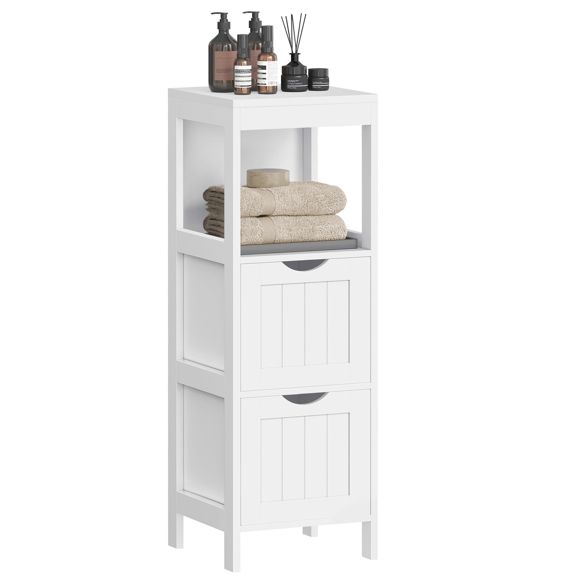 VASAGLE Slim Corner Storage Cabinet