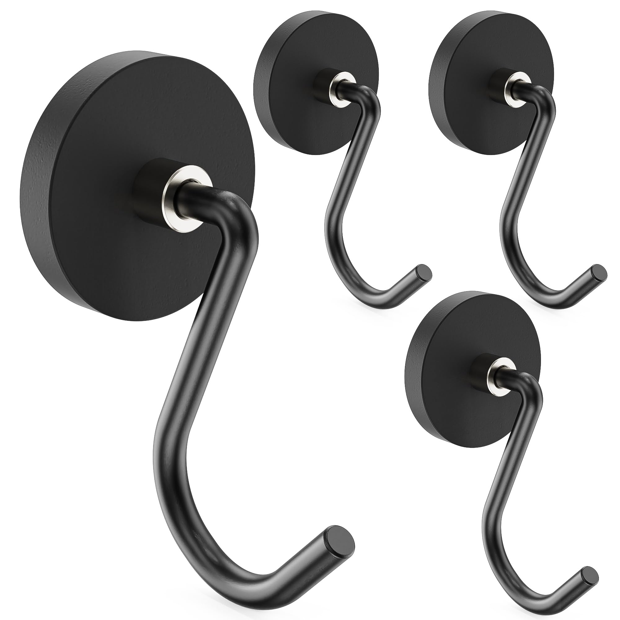 Smoker Magnetic Grill Hooks (4‑Pack)