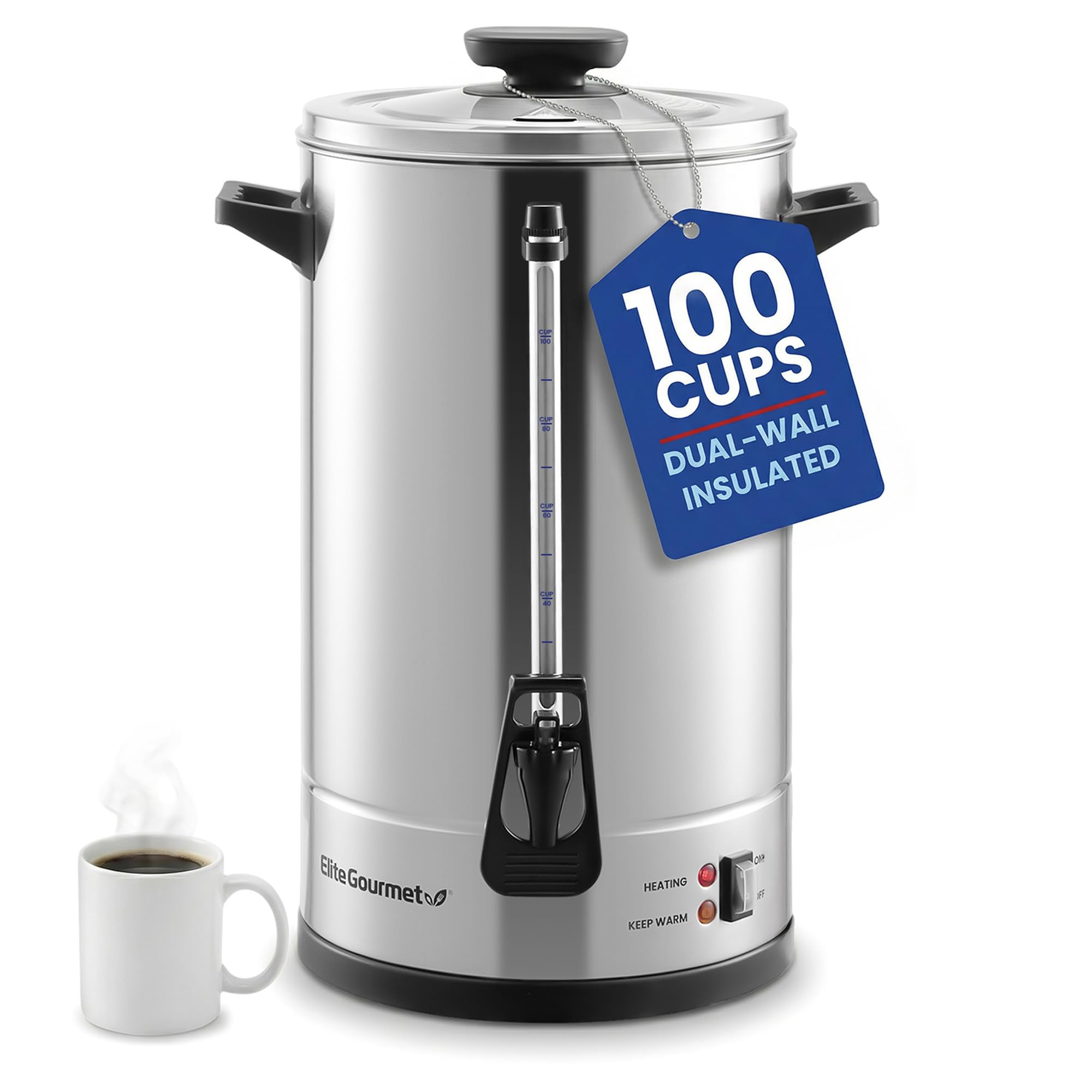 Elite Gourmet 100-Cup Coffee Urn