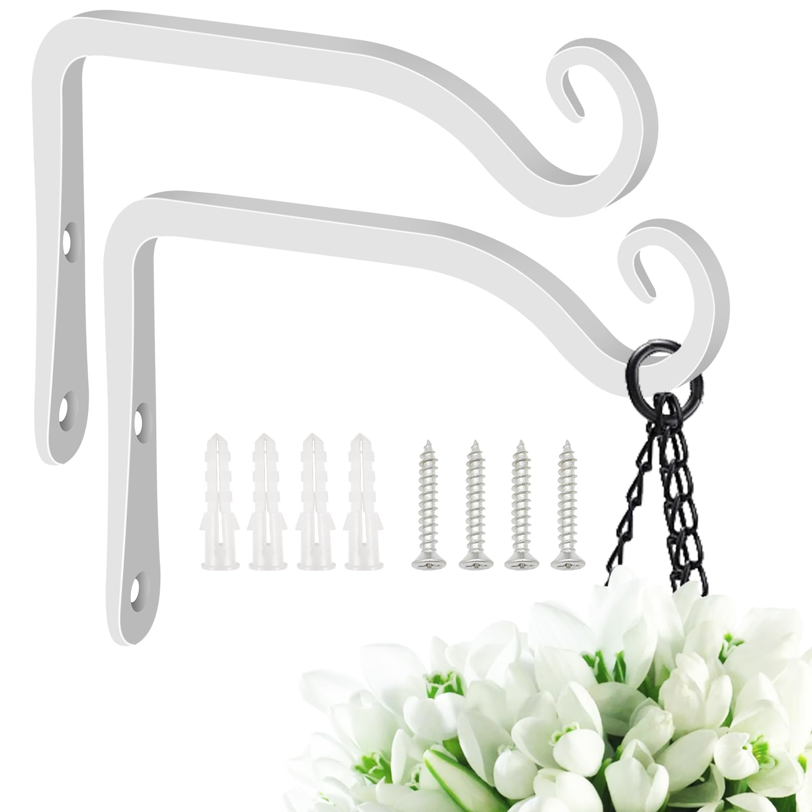 FEED GARDEN Hand-Forged 6-inch Wall Hook