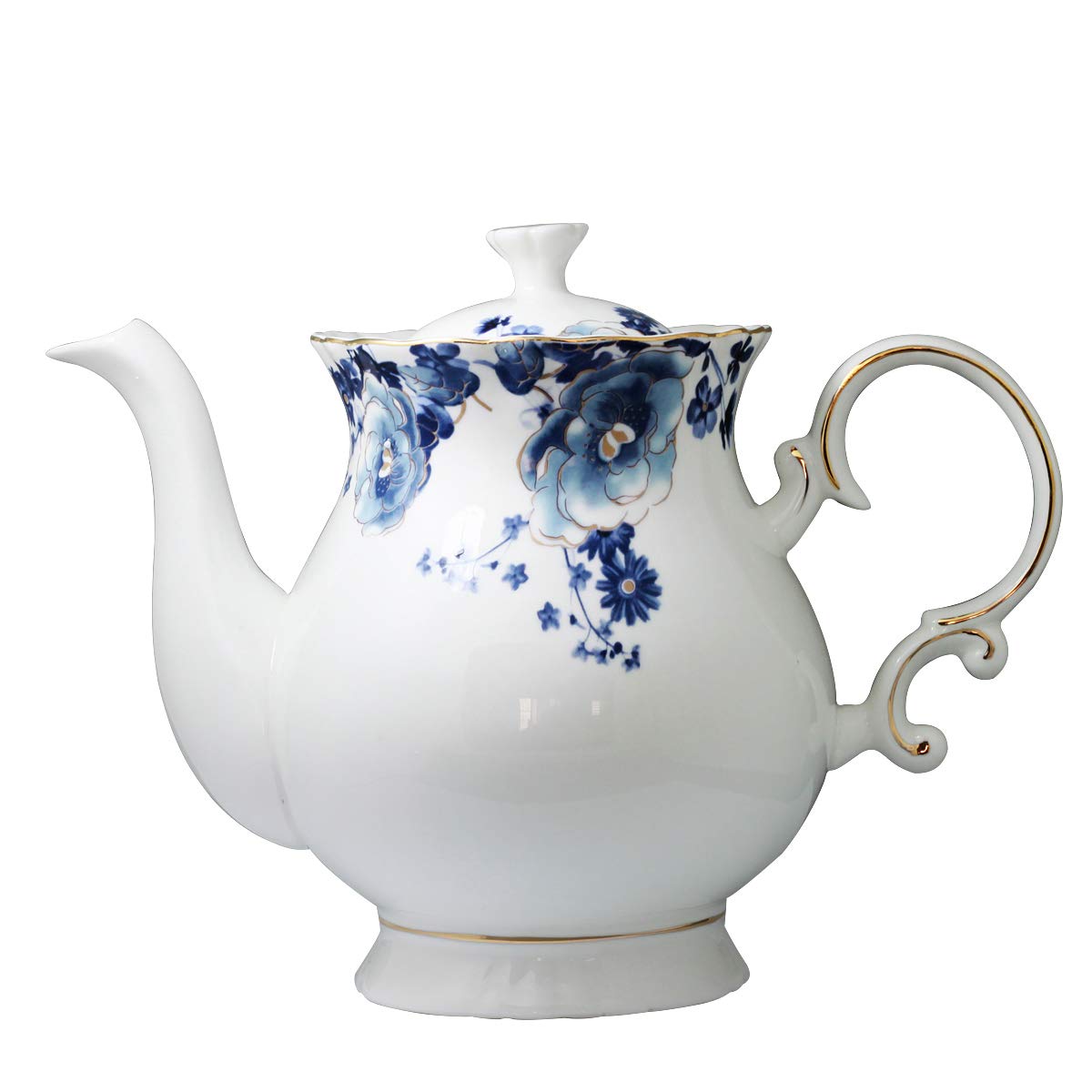 Jomop Blue and White Porcelain Teapot