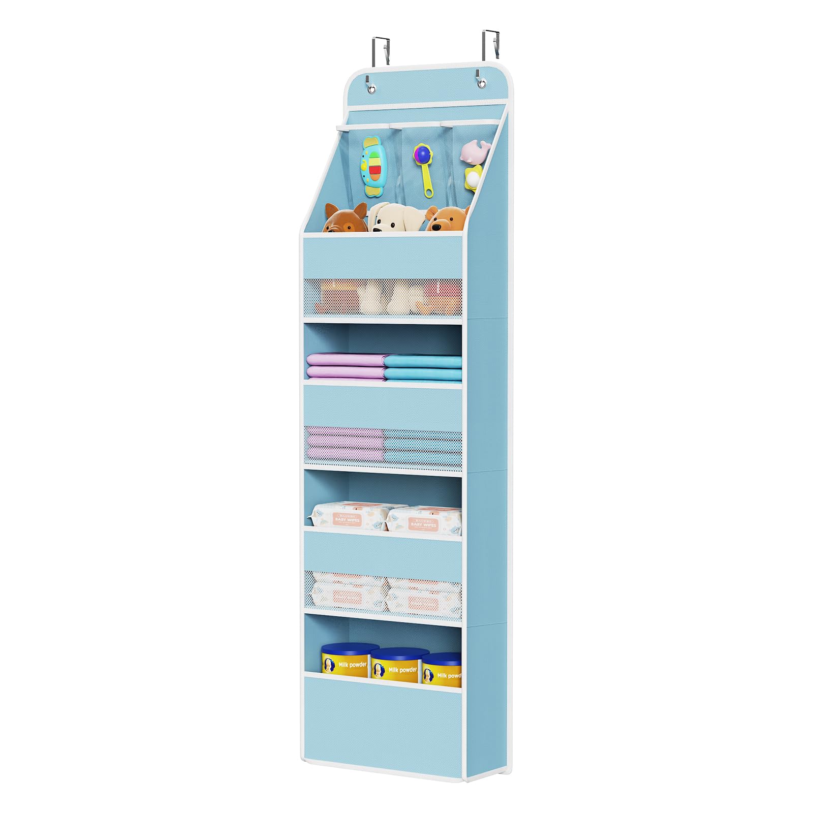 Univivi 5-Shelf Over-Door Fabric Organizer