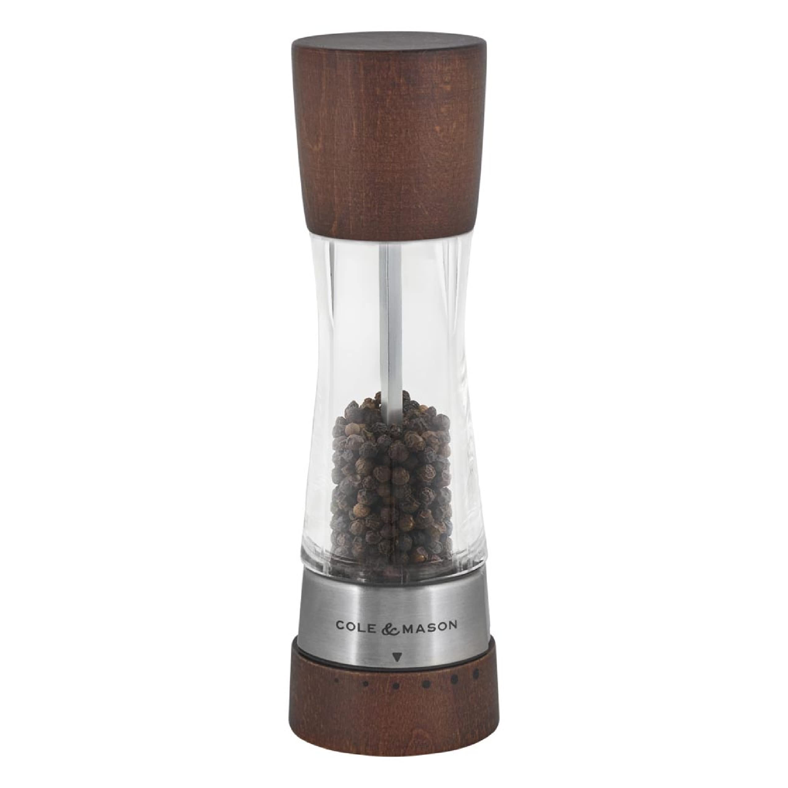 Cole & Mason Derwent Pepper Mill — Refillable Precision Grinder