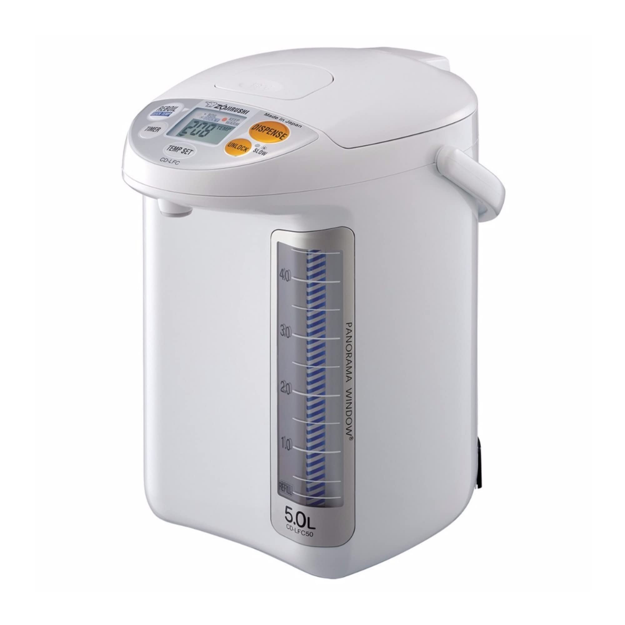 Zojirushi CD-LFC50 Panorama Window Micom Water Boiler and Warmer (169 oz., White)