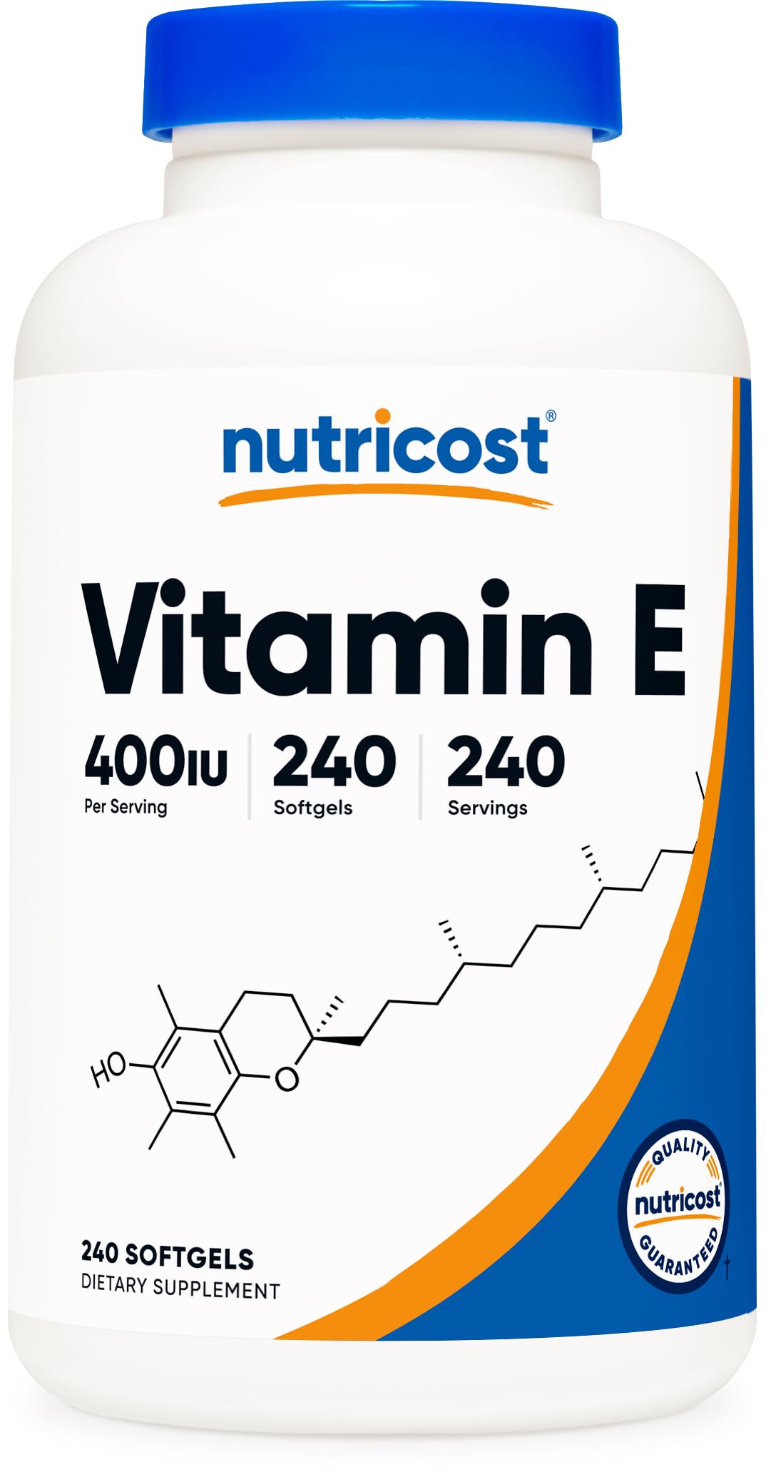 Nutricost Vitamin E 400 IU, 240 Softgels