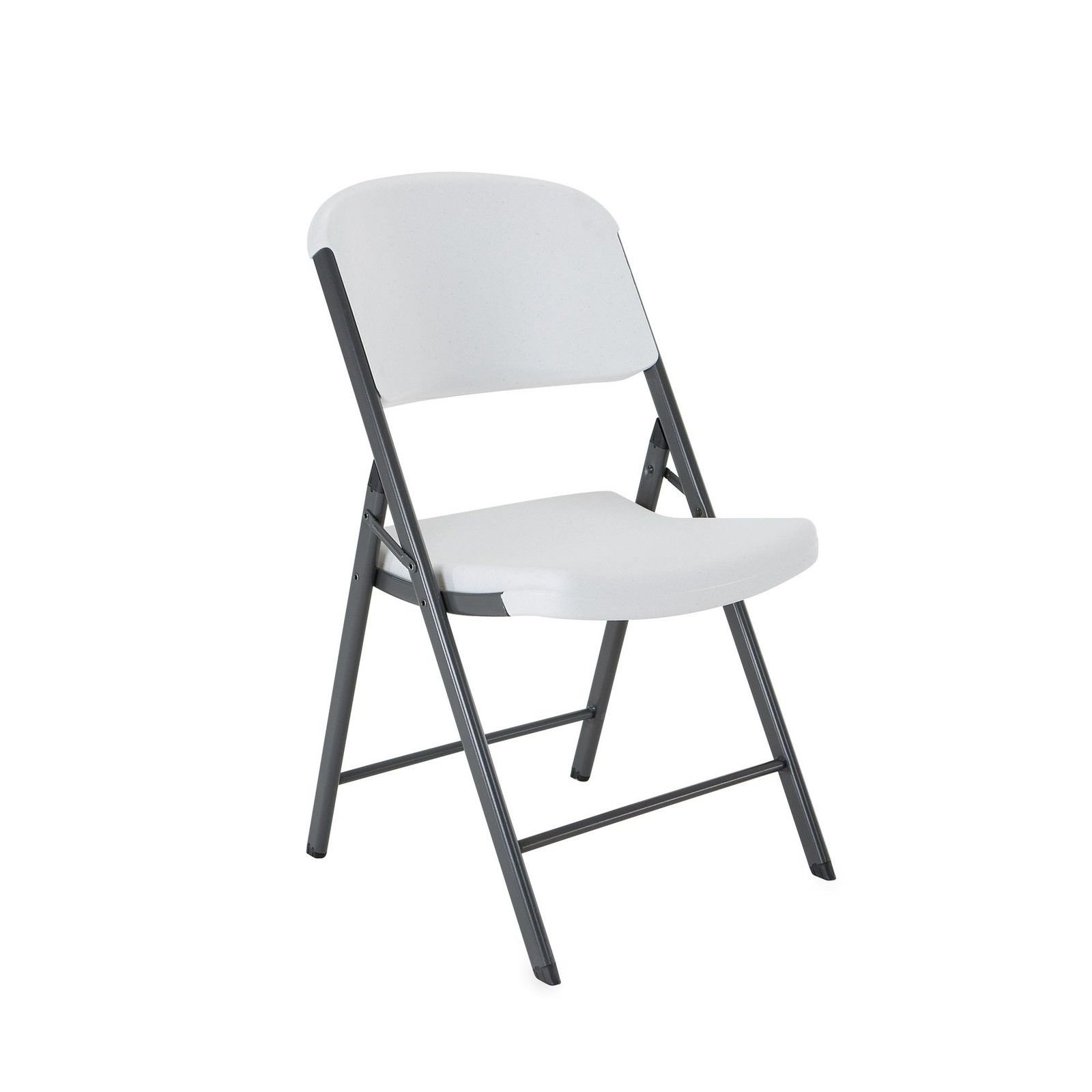 LIFETIME Contoured Commercial Grade Folding Chair (4-Pack) - High-Impact Polyethylene Seat