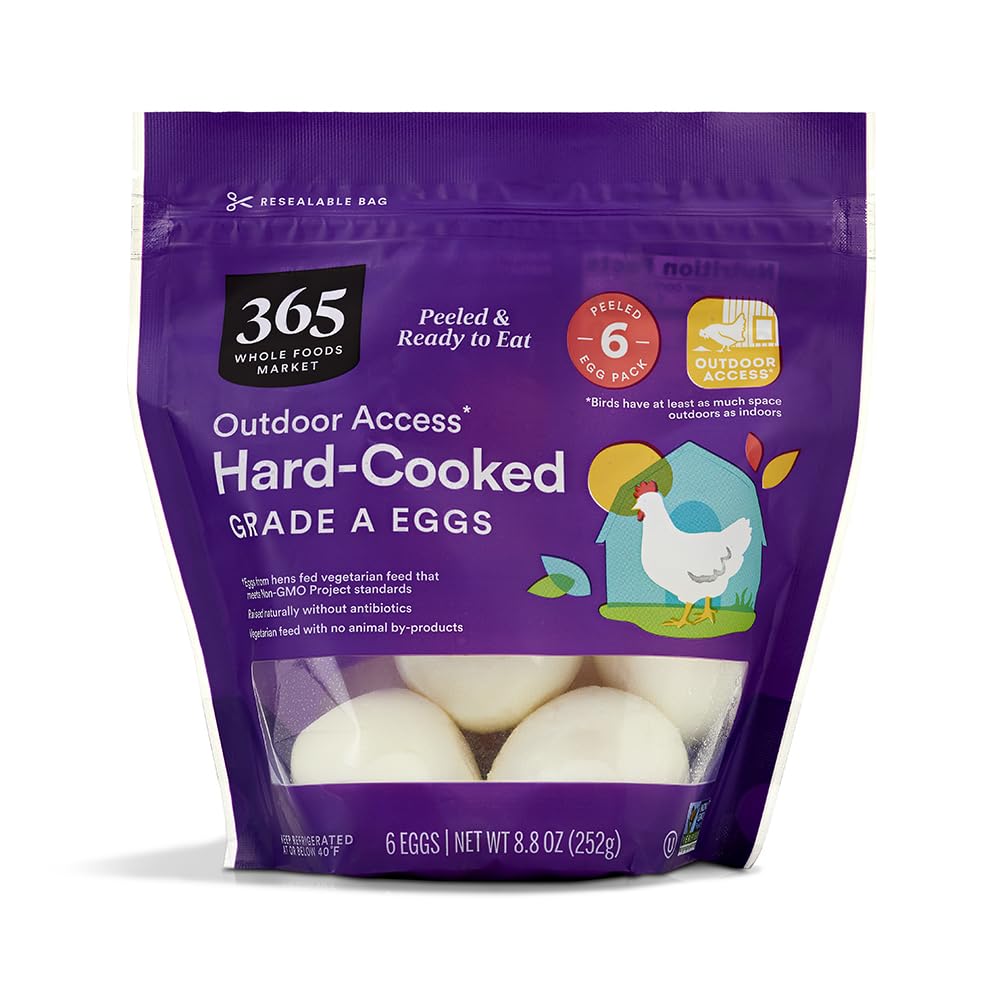 365 by Whole Foods Hard‑Cooked Peeled Eggs (6 ct)