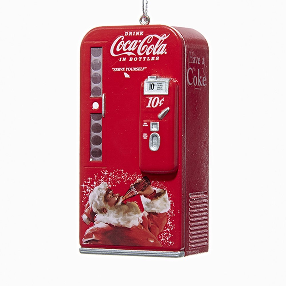 Kurt Adler Coca‑Cola Vending Machine Ornament