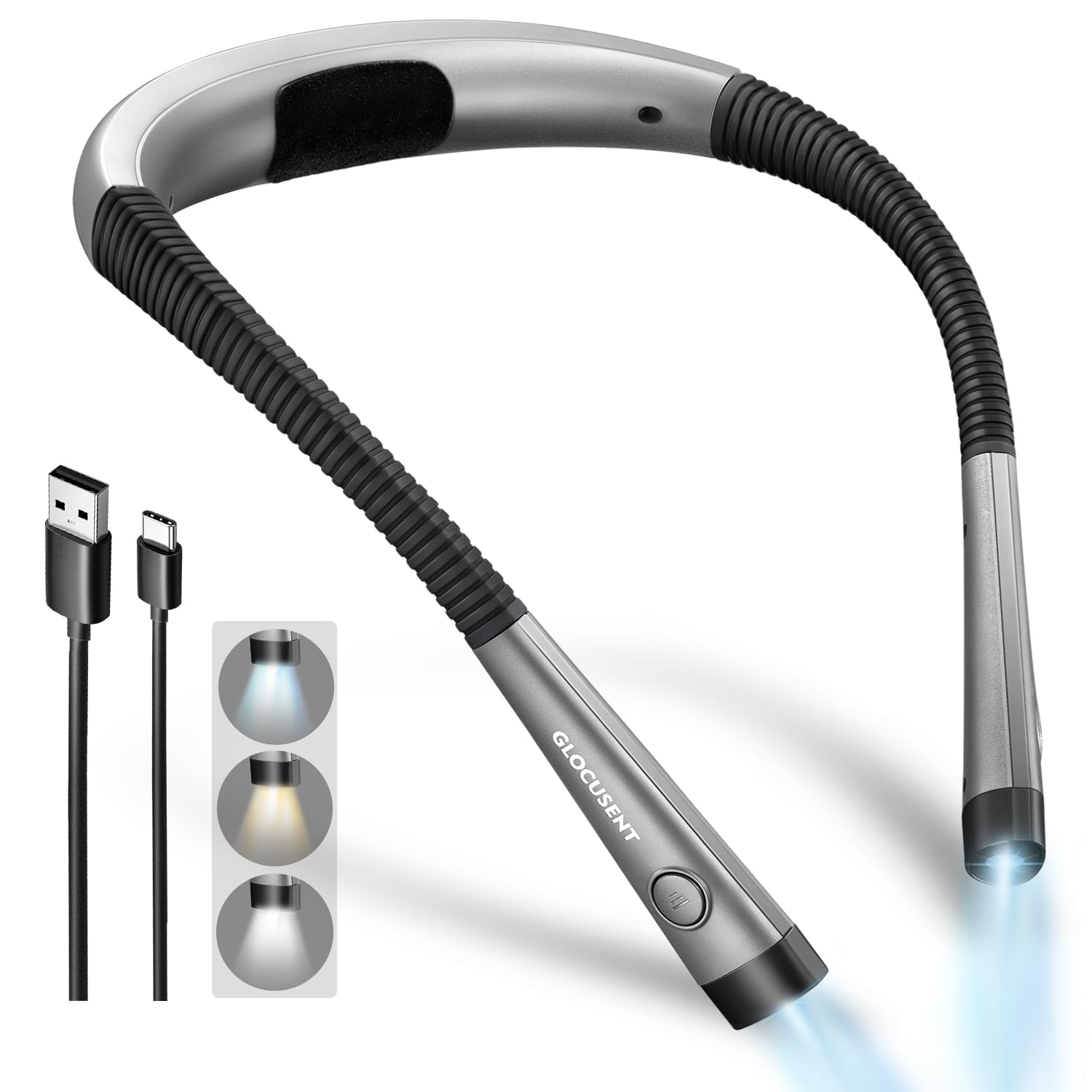 Glocusent Neck Book Light