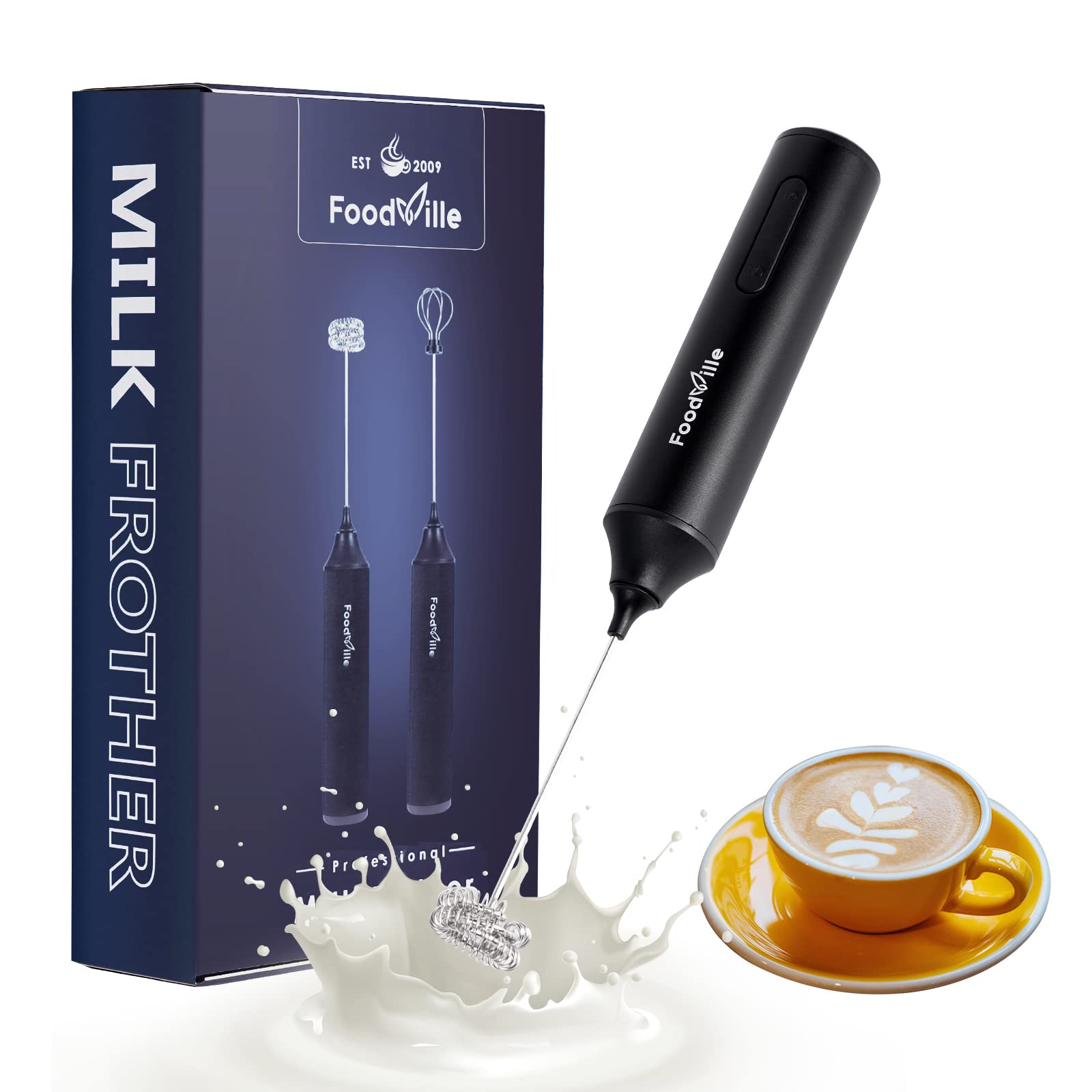 FoodVille MF05 Rechargeable Frother