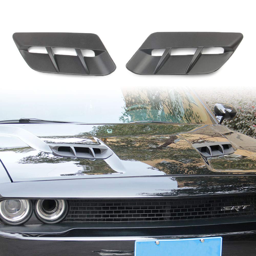 Korlot Matte Hood Vent Trim for Dodge Challenger