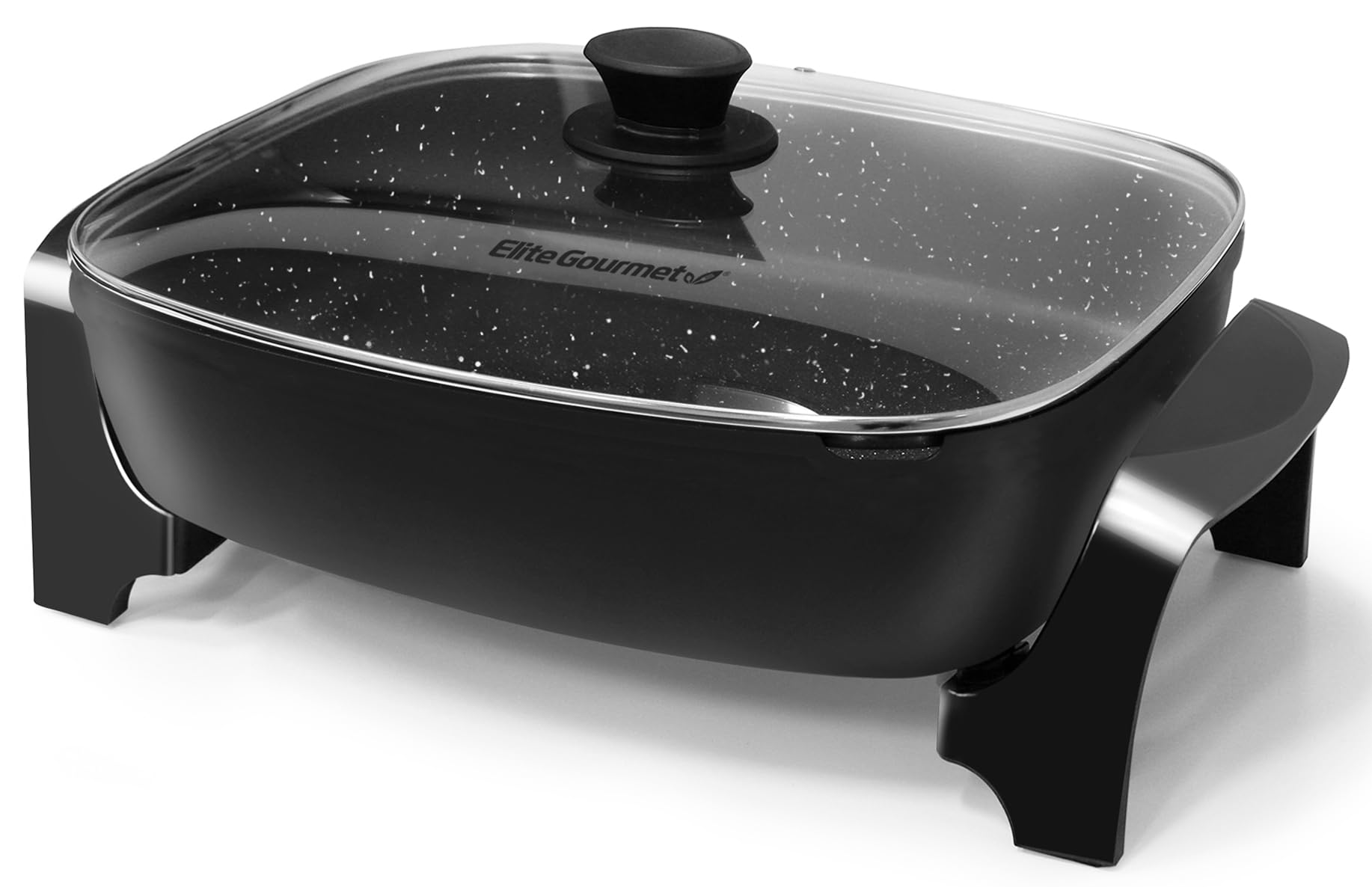 Elite Gourmet EG-6203# Extra Deep 16"x13"x3.2" (10.5Qt.) Scratch Resistant, Easy Pour Spout