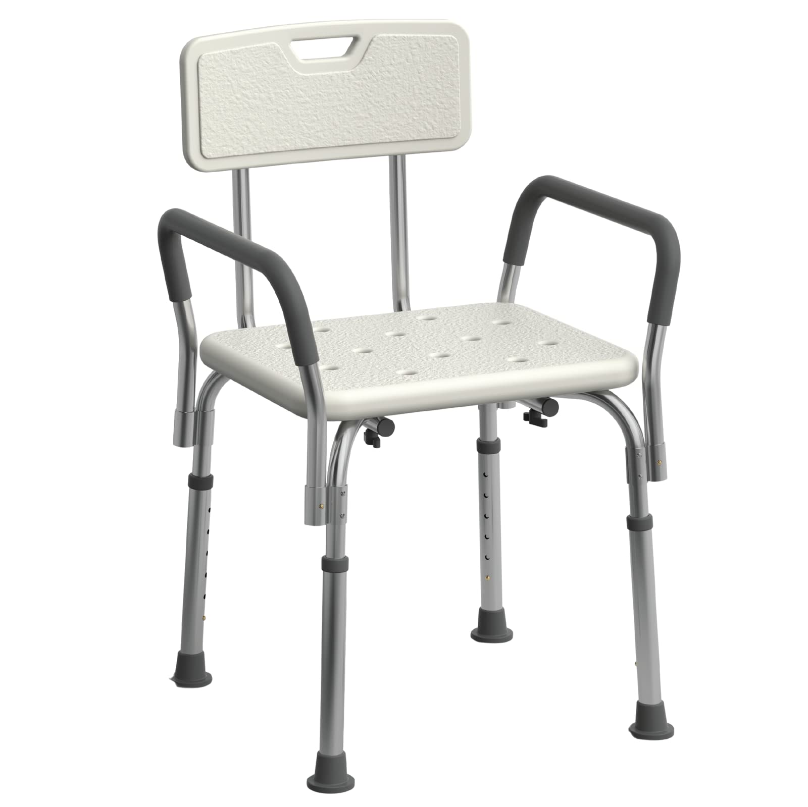 Medline Shower Chair with Back and Padded Arms