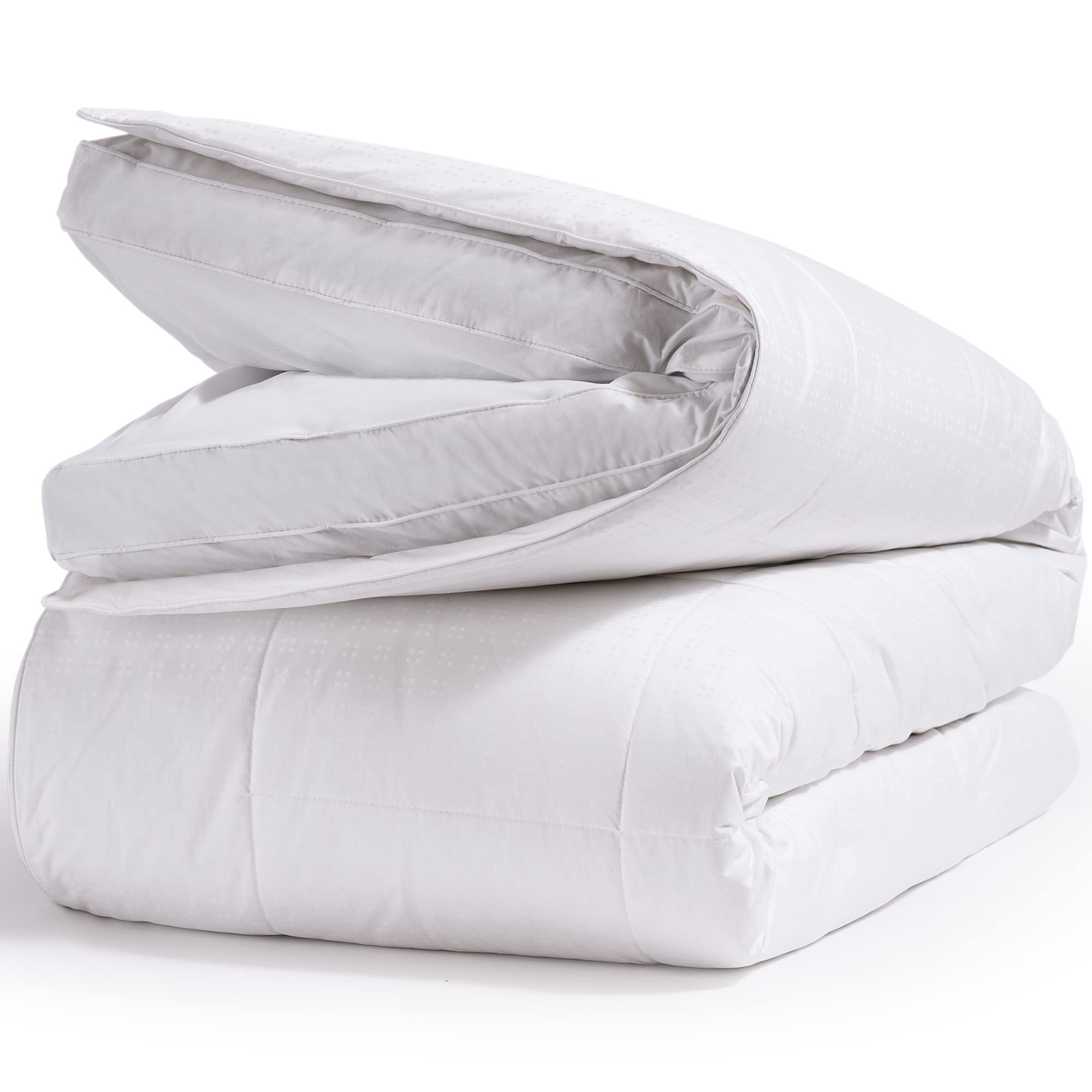 Allied Home Dual-Chamber Cal King Feather Topper