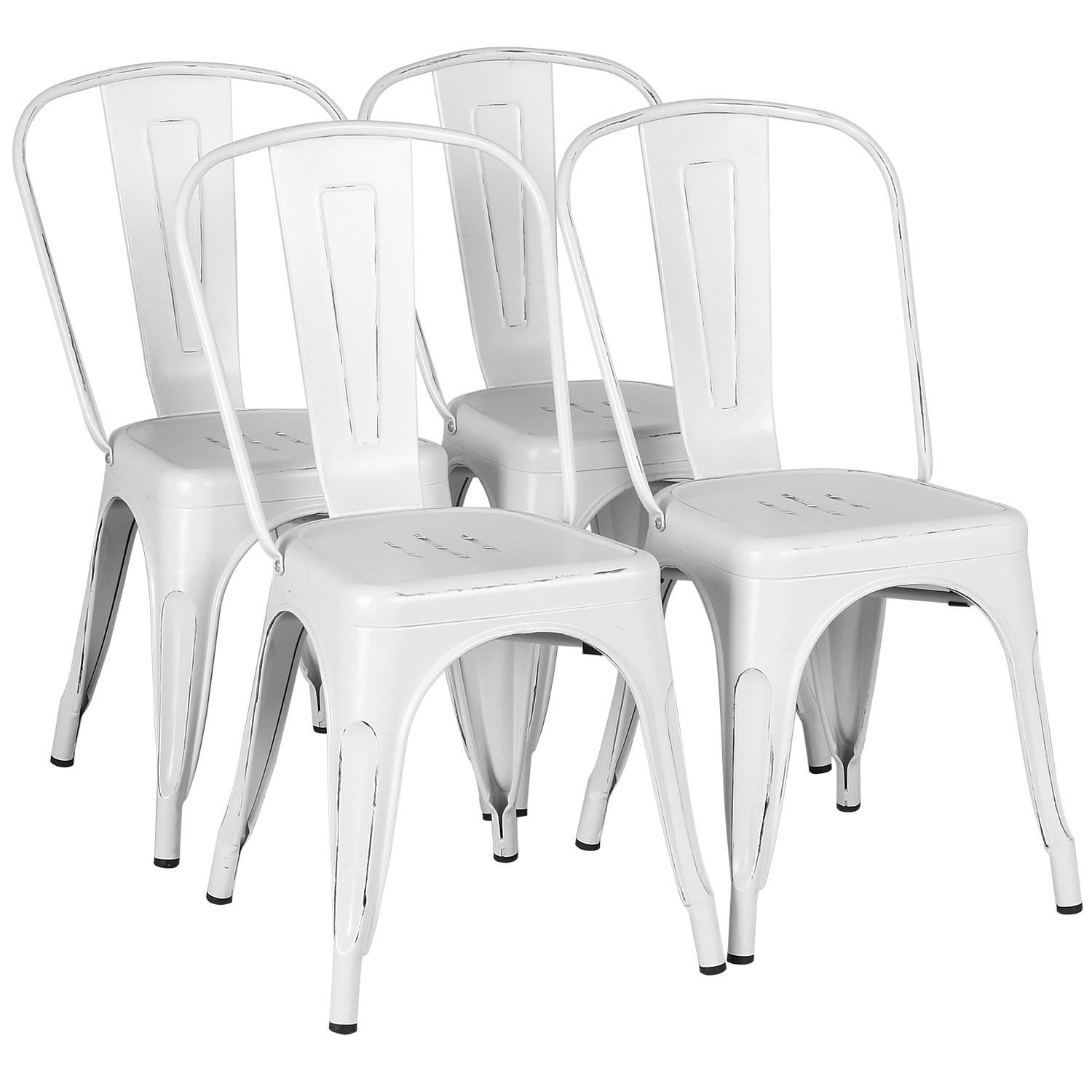 Yaheetech Metal Dining Chair (Set of 4)