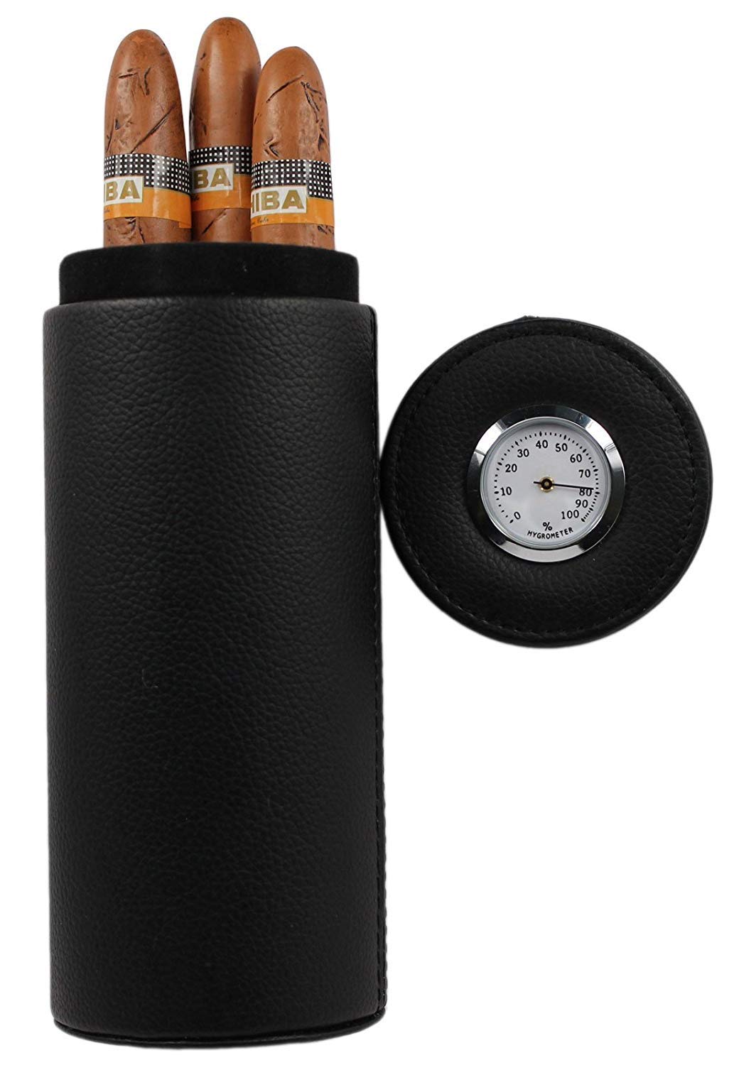 Amancy Cylinder Travel Humidor
