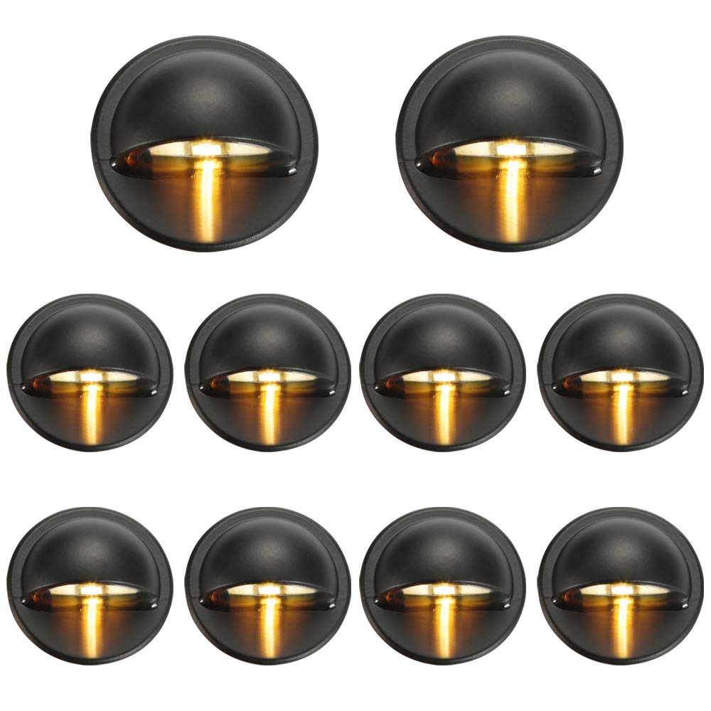 FVTLED 12V Recessed LED Deck Lights (Pack of 10)
