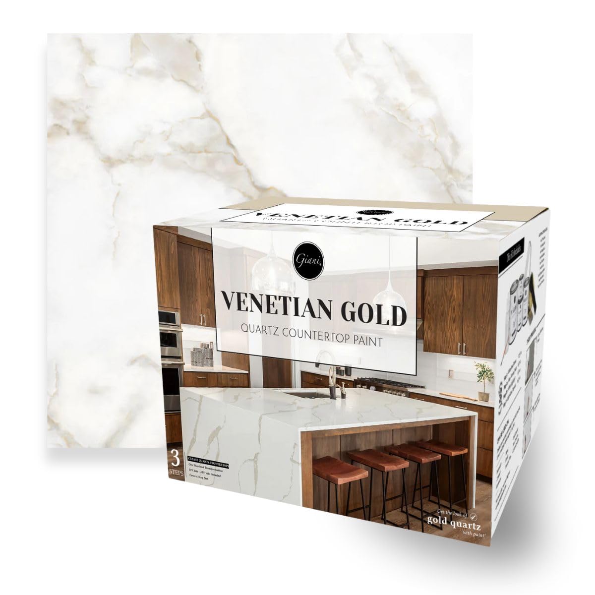Giani Quartz Epoxy Countertop Kit (Venetian Gold)