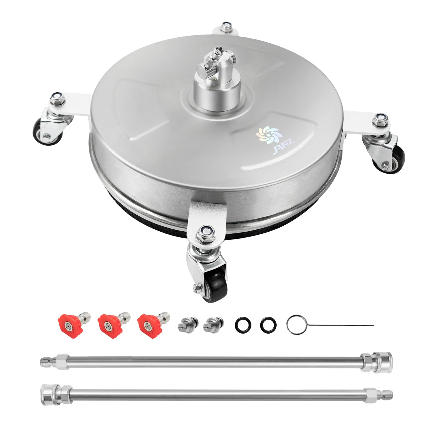 janz 14" Pressure Washer Surface Cleaner with 4 Wheels