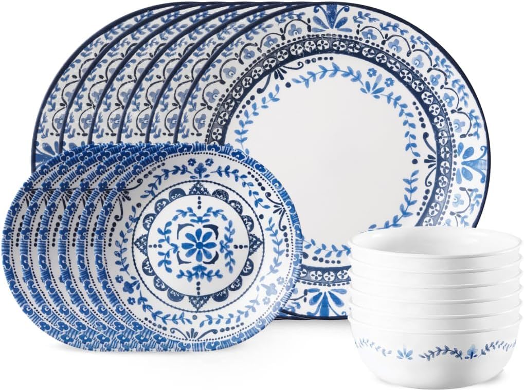 Corelle Portofino 18-Piece Dinnerware Set