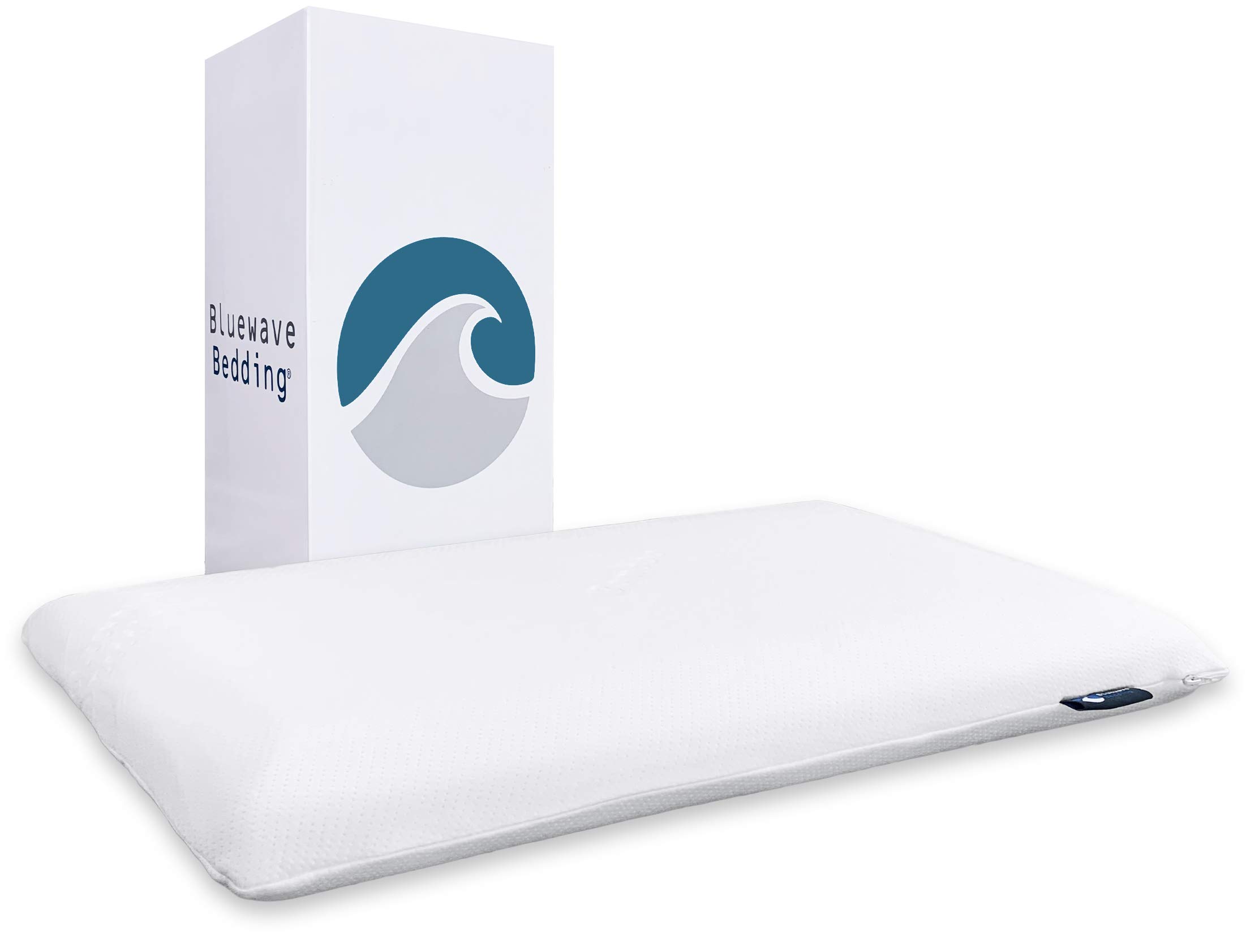 Bluewave Bedding Ultra Slim Gel Memory Foam Pillow (2.75")