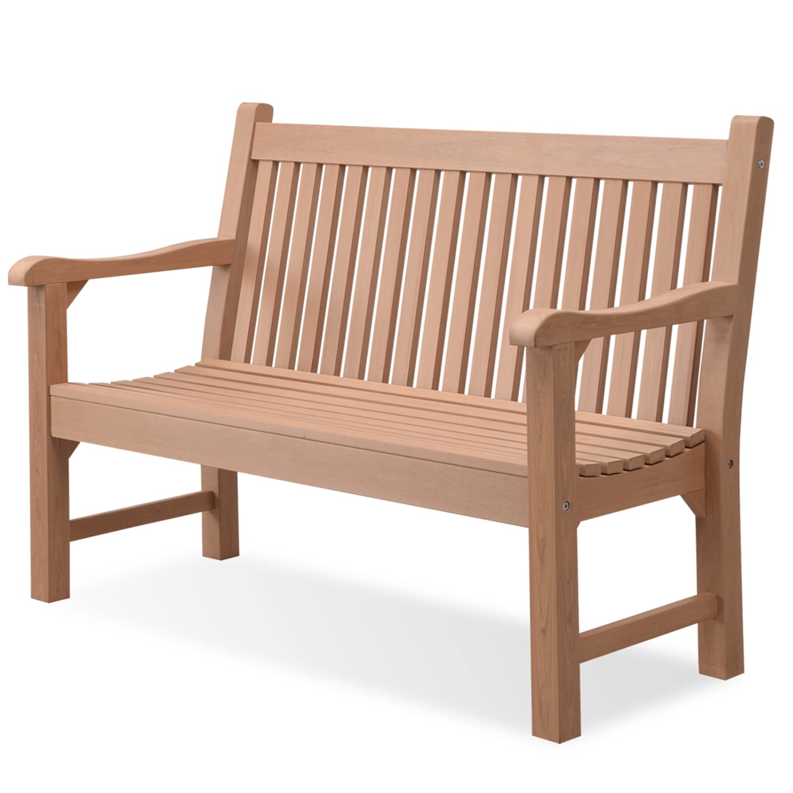 Psilvam 2-Person Poly Lumber Bench