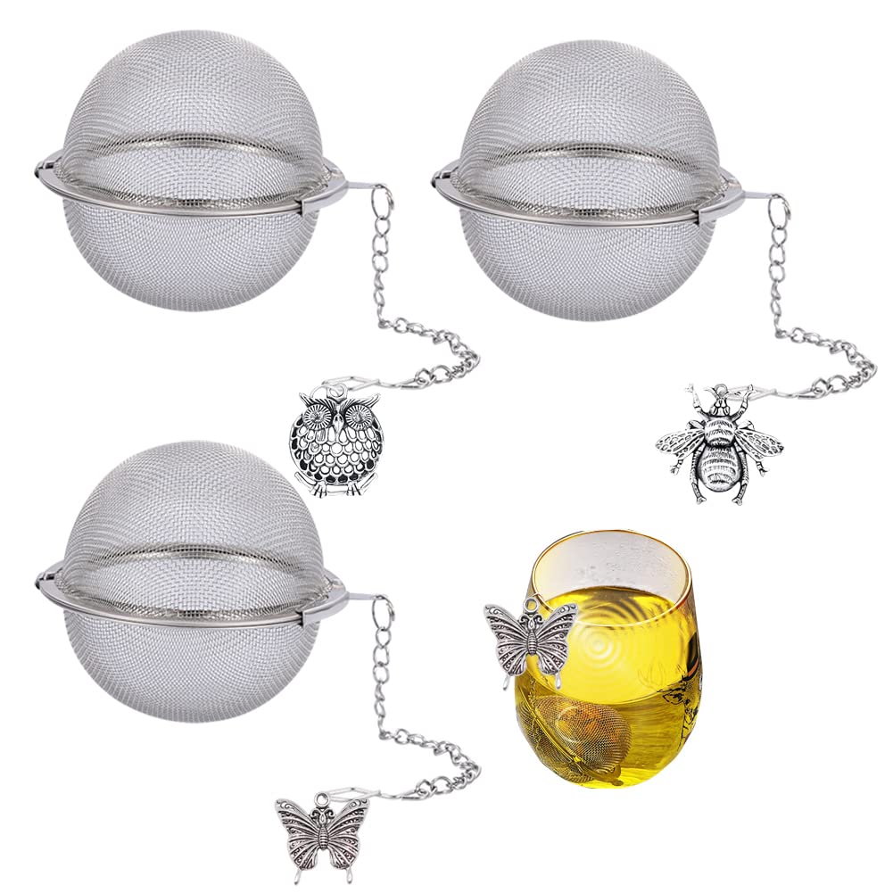 Stainless Steel Tea Ball Infusers (3-Pack)