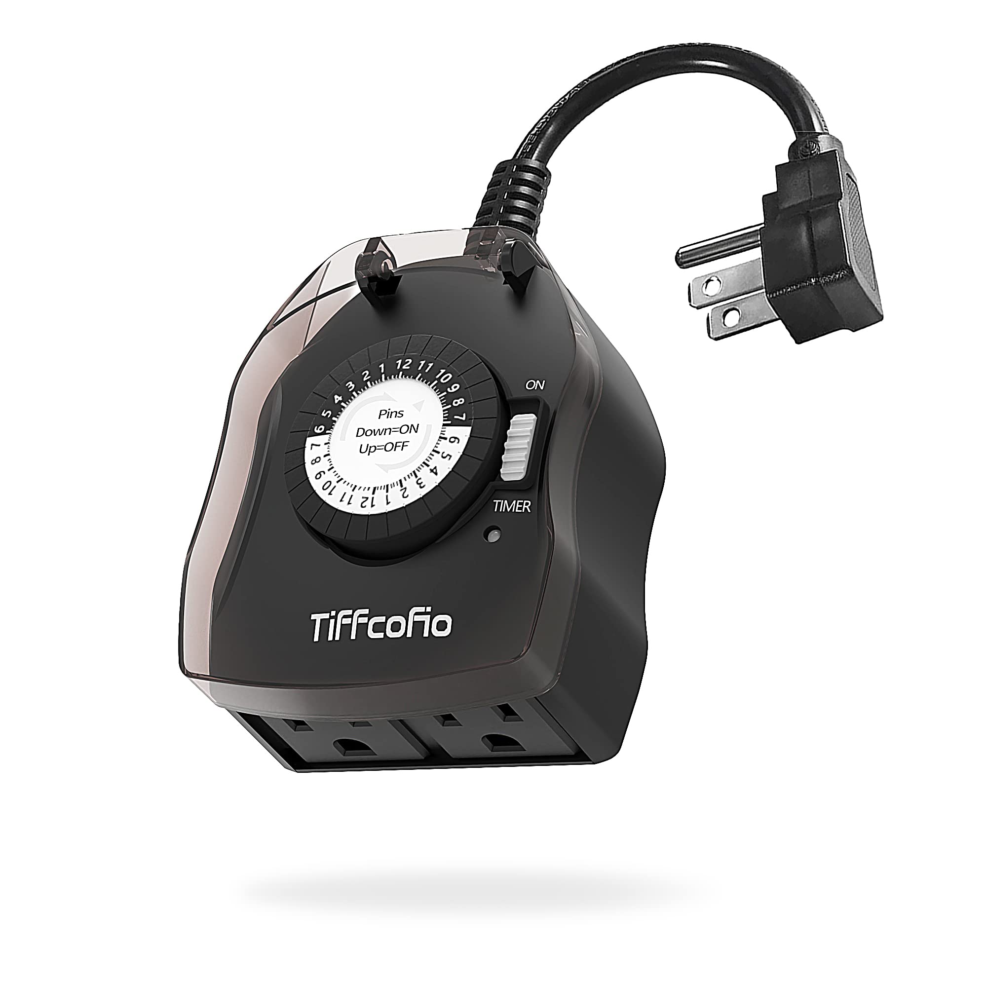 TiFFCOFiO 24-Hour Mechanical Outdoor Timer