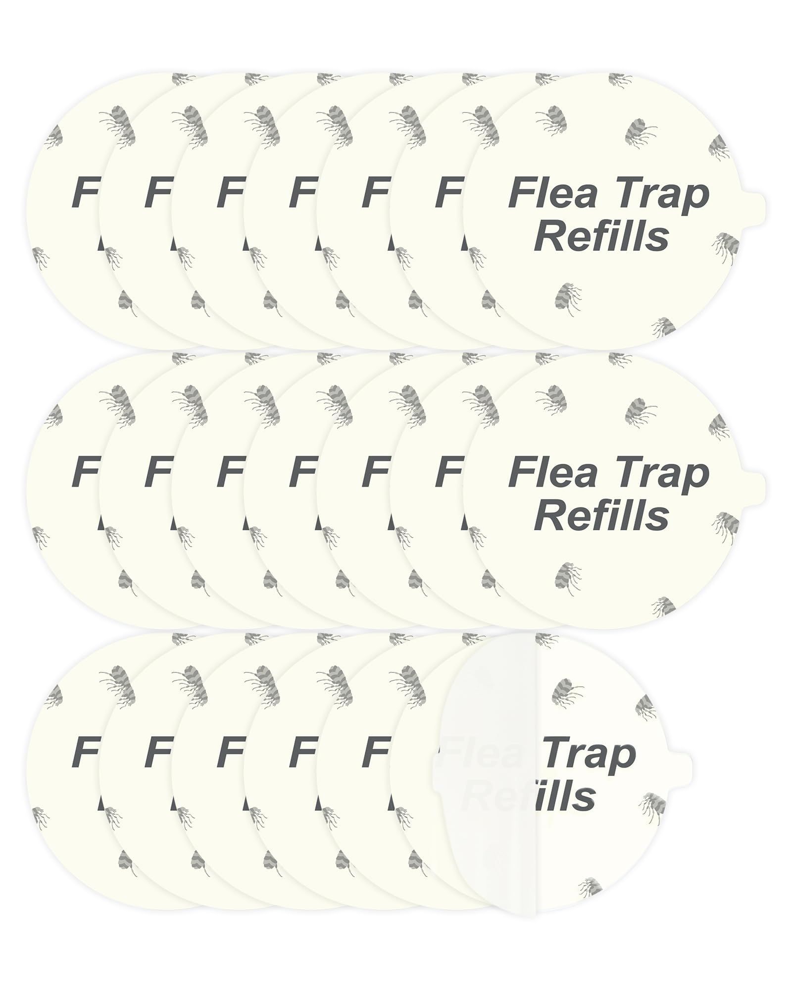 20 Pack Flea Trap Refill Discs Replacement Glue Boards