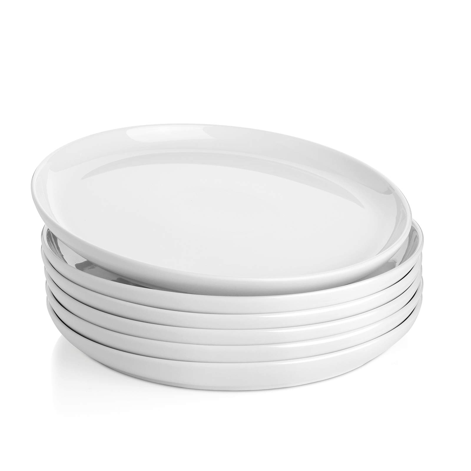 Sweese 10" Porcelain Dinner Plates (White)