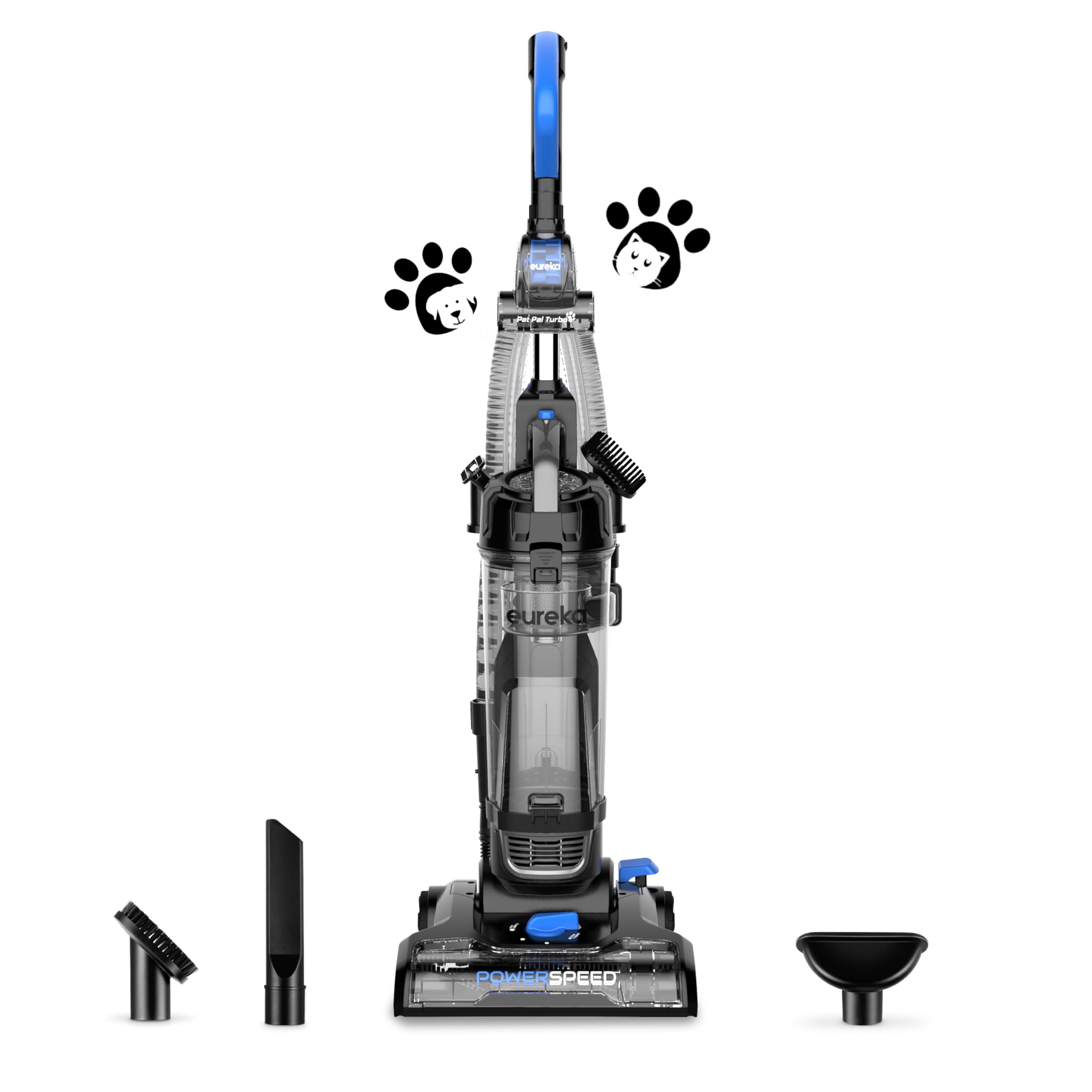 Eureka PowerSpeed Lightweight Upright Vacuum Cleaner, NEU181A (with Pet Tool)