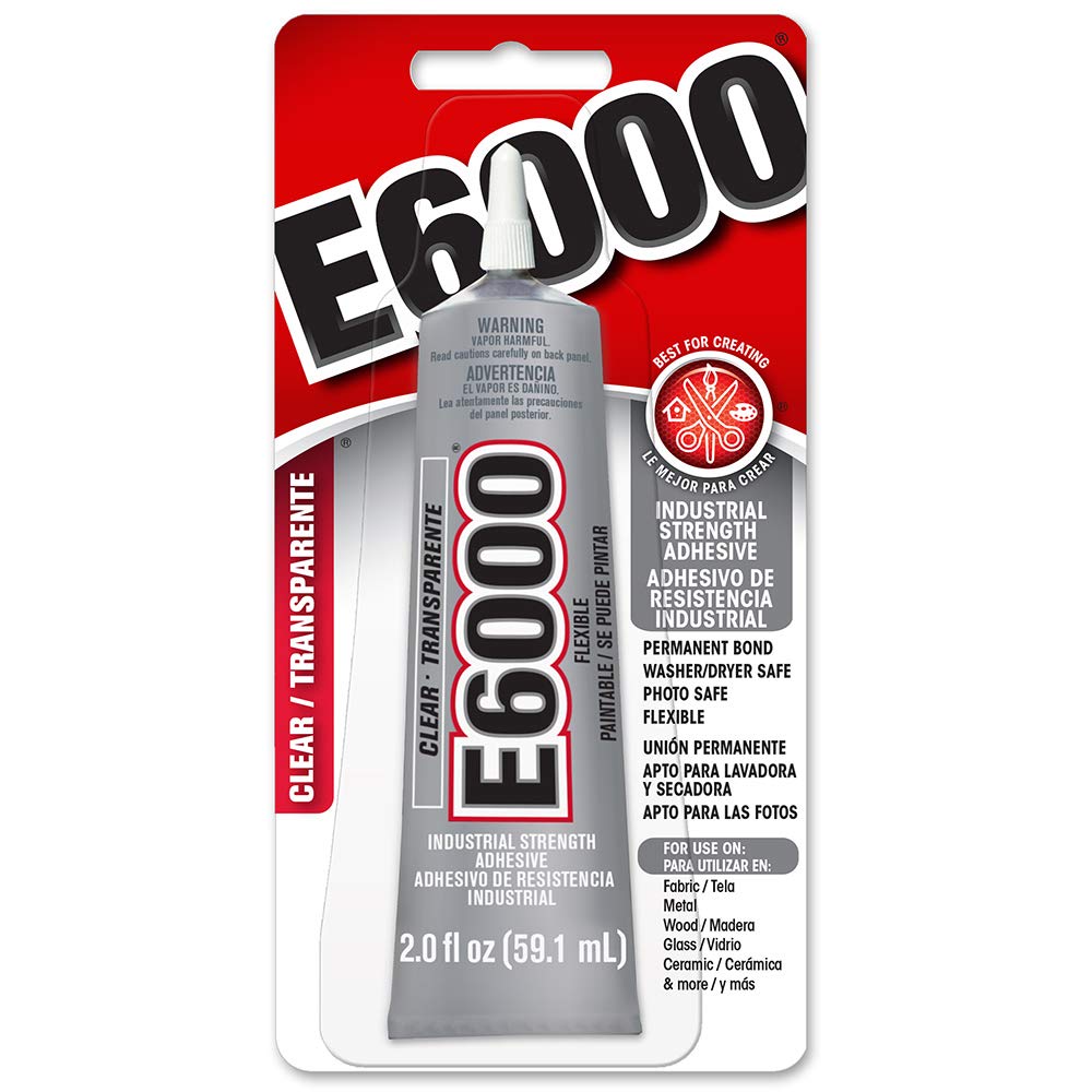 2 oz Eclectic Products 800432 E6000 Craft Adhesive 1 Count (Pack of 1) Clear