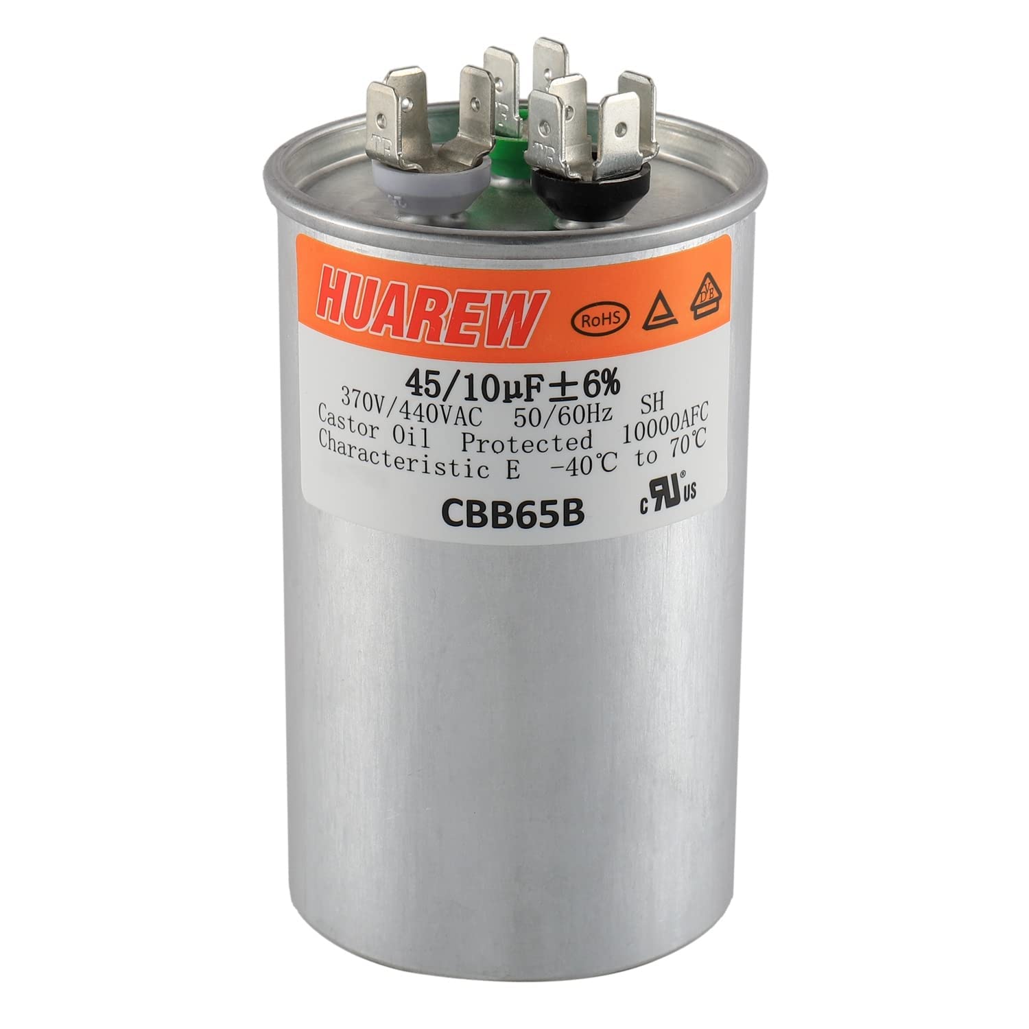 45/10 µF Dual Run Capacitor (370/440V)